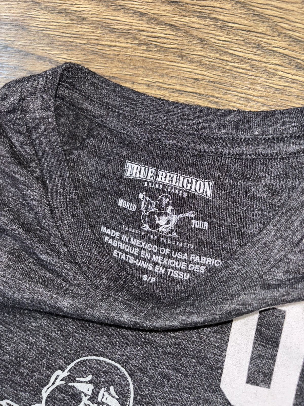 Band Tees × True Religion True Religion Buddha T Shirt Sz S Gray Size US S / EU 44-46 / 1 - 4 Thumbnail