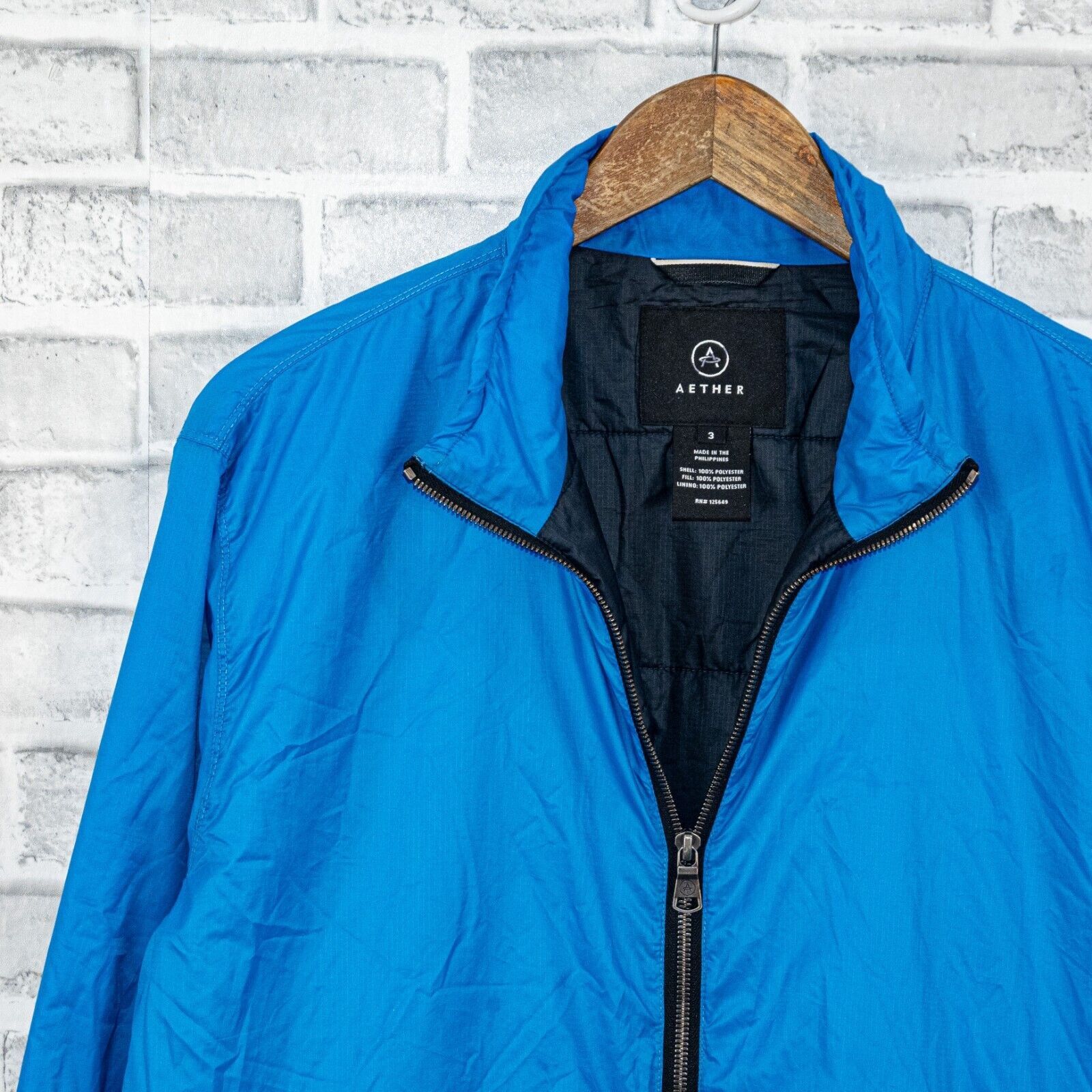 Aether Apparel AETHER Men's Packable Shelter Jacket insulated quilted blue Size US L / EU 52-54 / 3 - 7 Thumbnail