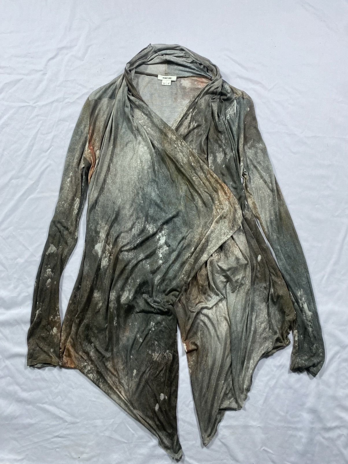 Helmut Lang Ss Abstract Cardigan Long Slevee Size US S / EU 44-46 / 1 - 1 Thumbnail