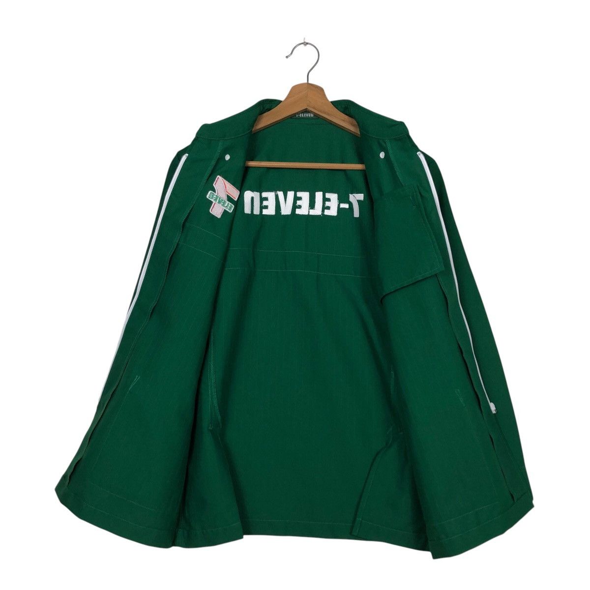 Japanese Brand 📌Vintage Worker Zipper Light Jacket 7-Eleven Japan Big Logo Size US M / EU 48-50 / 2 - 14 Thumbnail