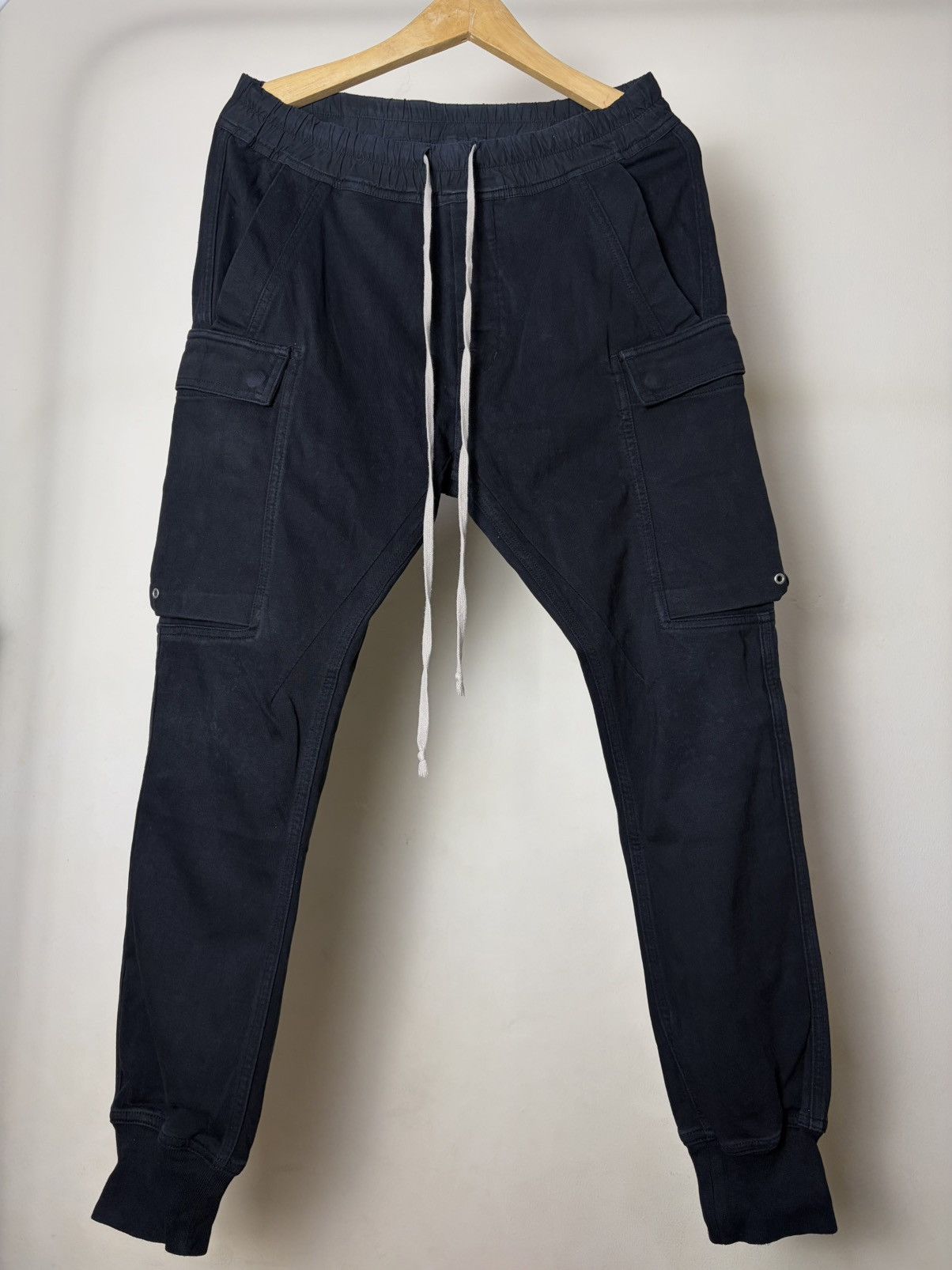 Rick Owens “BABEL SS19” JERSEY CARGO JOGGER - 48 / NEW | Grailed