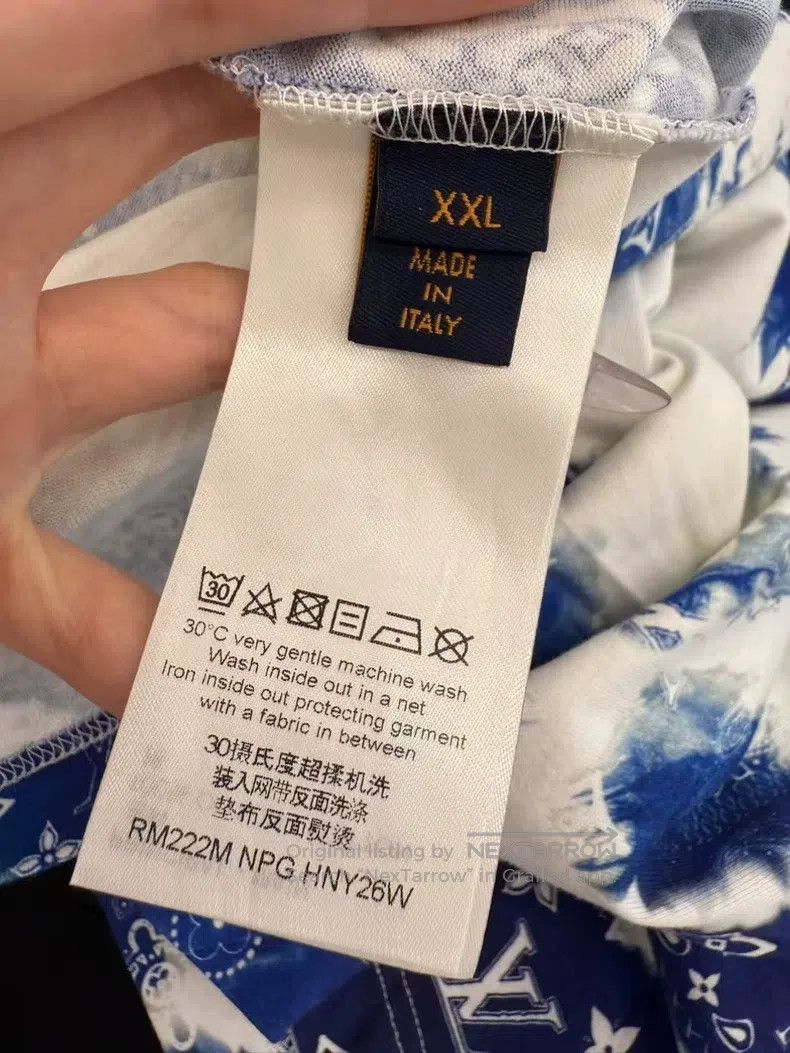 Louis Vuitton Louis Vuitton full cashew flower logo short sleeves Size US XXL / EU 58 / 5 - 8 Thumbnail