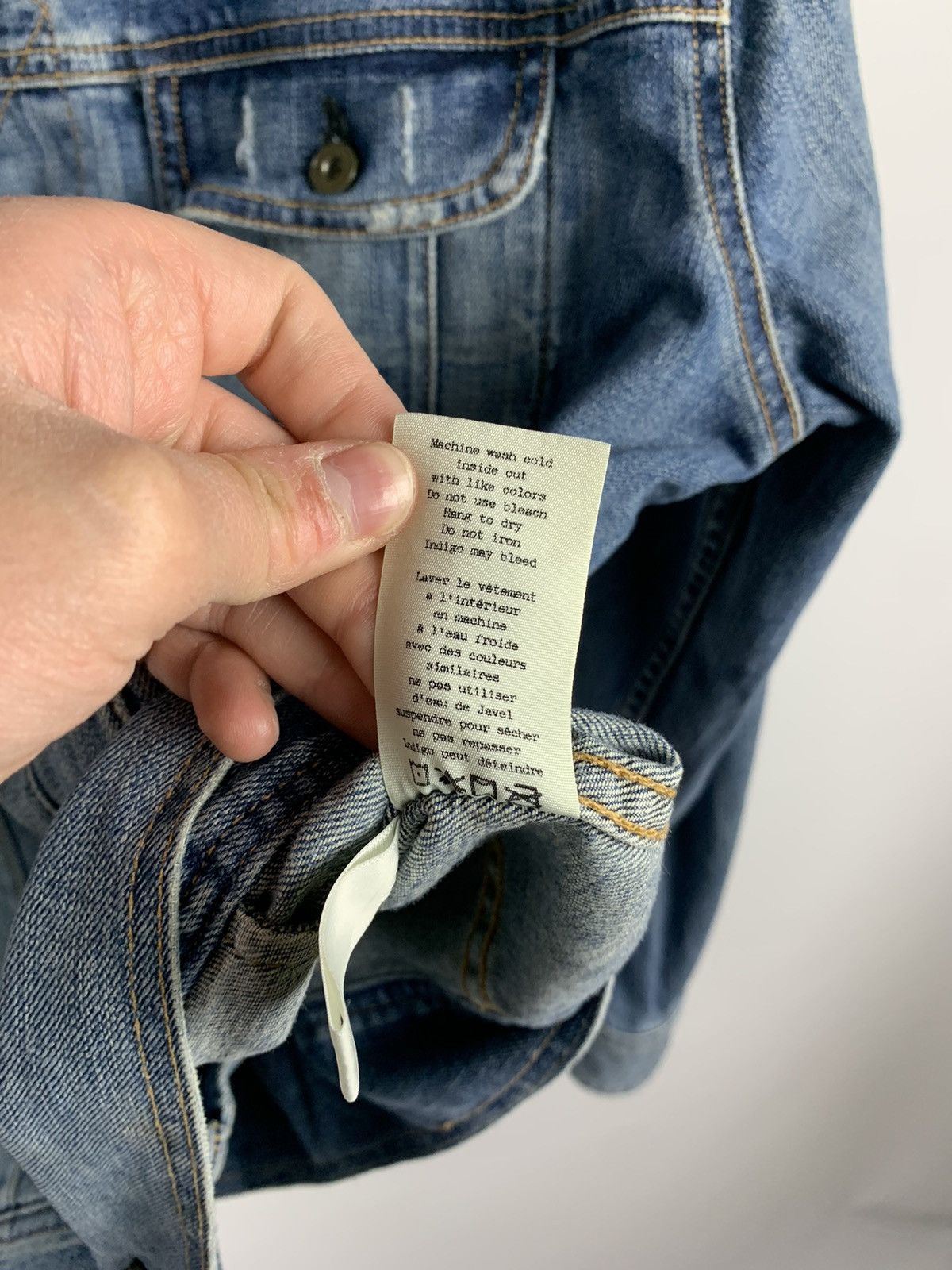 Designer × Rag & Bone Rag & Bone Standard Issue Classic Fit Denim Jacket Made USA Size US S / EU 44-46 / 1 - 21 Thumbnail