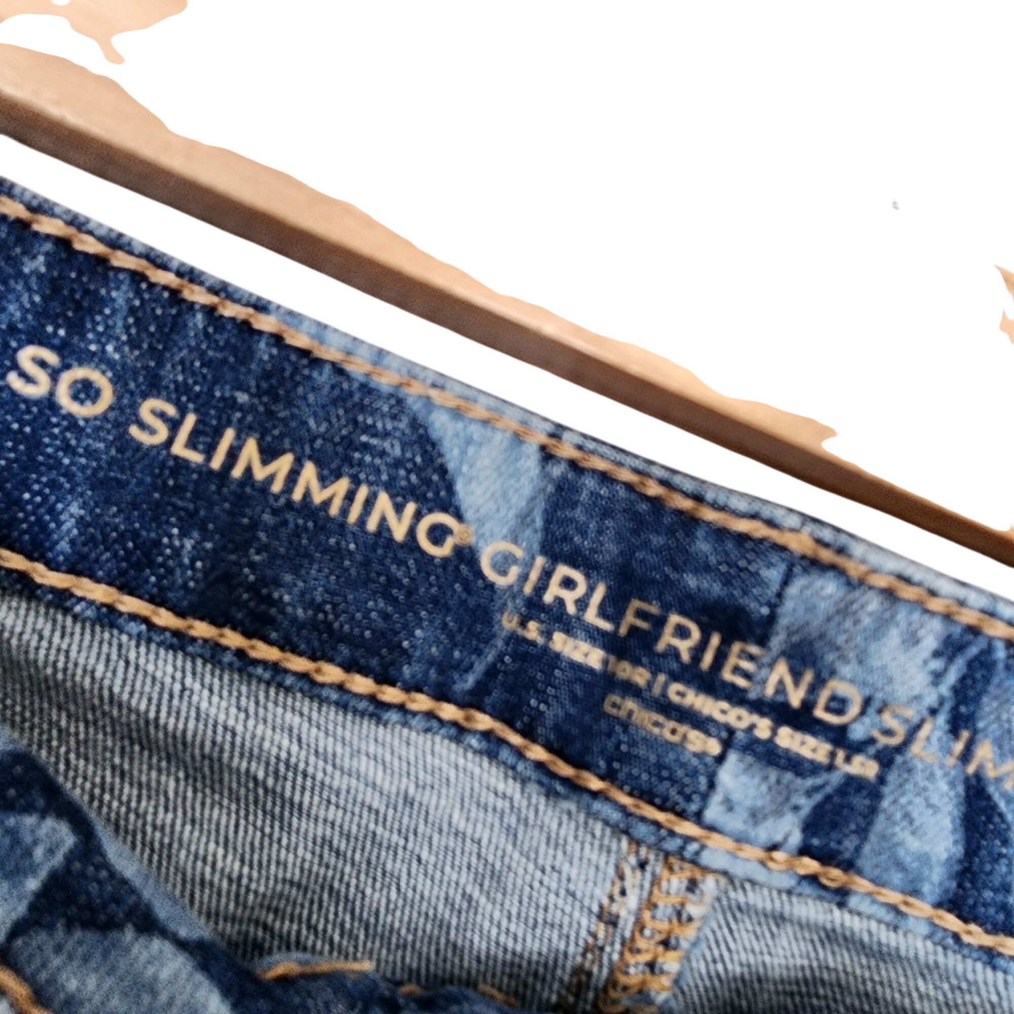 Chicos Chico's So Slimming Girlfriend rinestone Slim Leg Ankle Wome Size 36" / US 14 / IT 50 - 4 Thumbnail