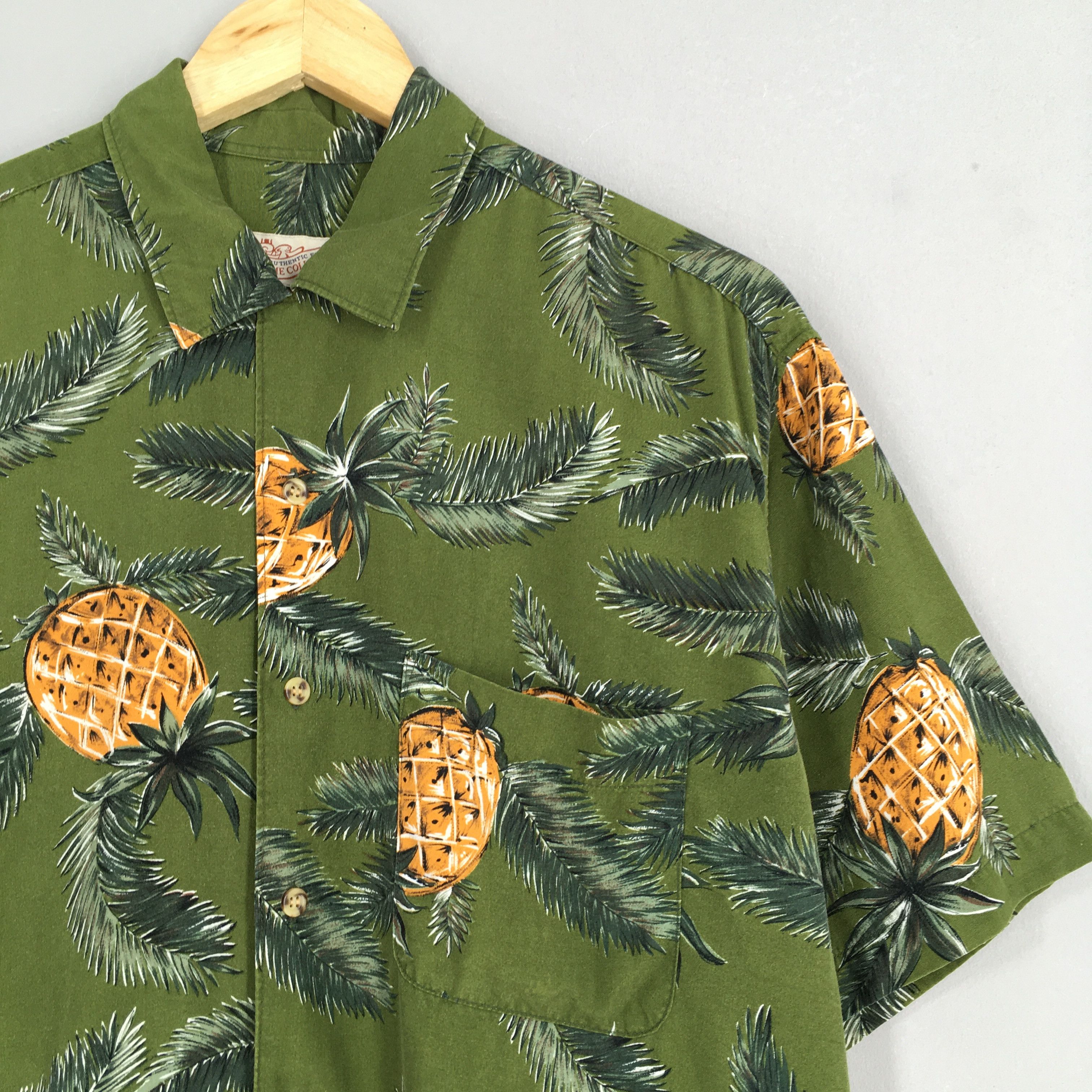 Other Hawaiian Pineapples Aloha Tropical Rayon Shirt Medium Size US M / EU 48-50 / 2 - 2 Thumbnail
