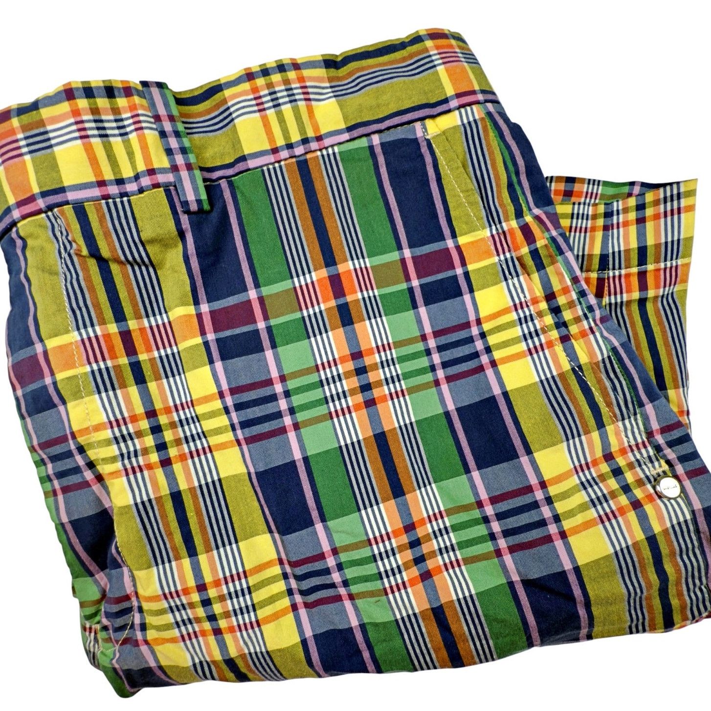 RLX Ralph Lauren RLX Ralph Lauren Madras Performance Golf Wicking Shorts Size US 32 / EU 48 - 1 Thumbnail