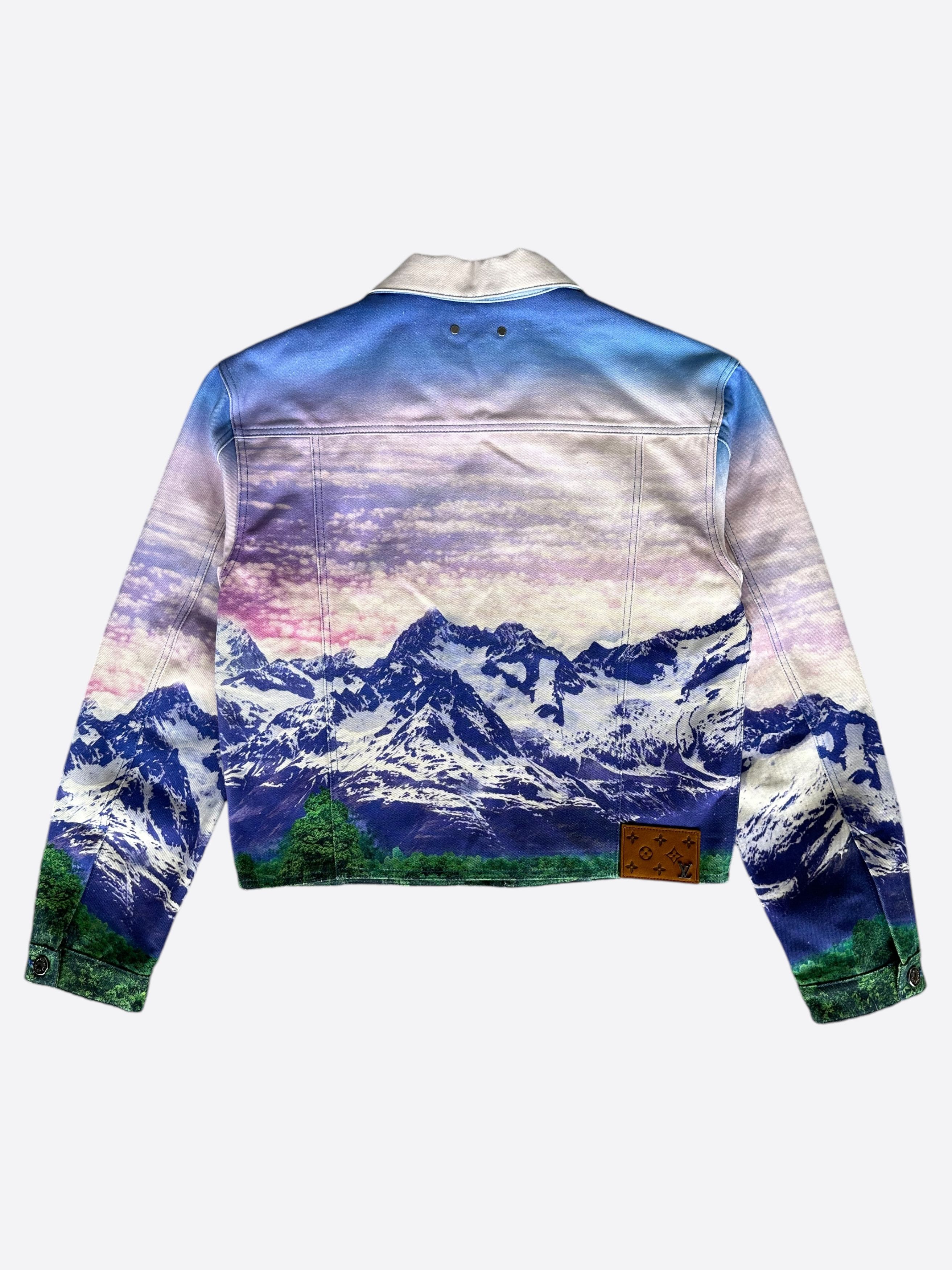 Louis Vuitton Louis Vuitton Landscape Denim Jacket Size US M / EU 48-50 / 2 - 2 Thumbnail