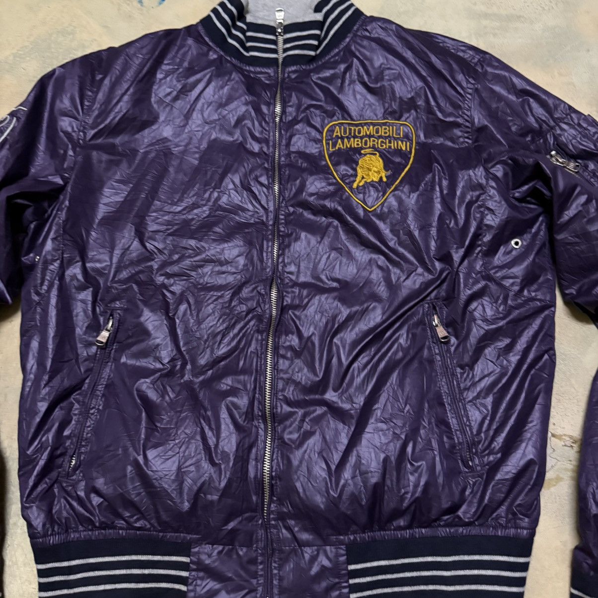 HYDROGEN Hydrogen Lamborghini Big Logo Bomber Jacket Size US S / EU 44-46 / 1 - 4 Thumbnail