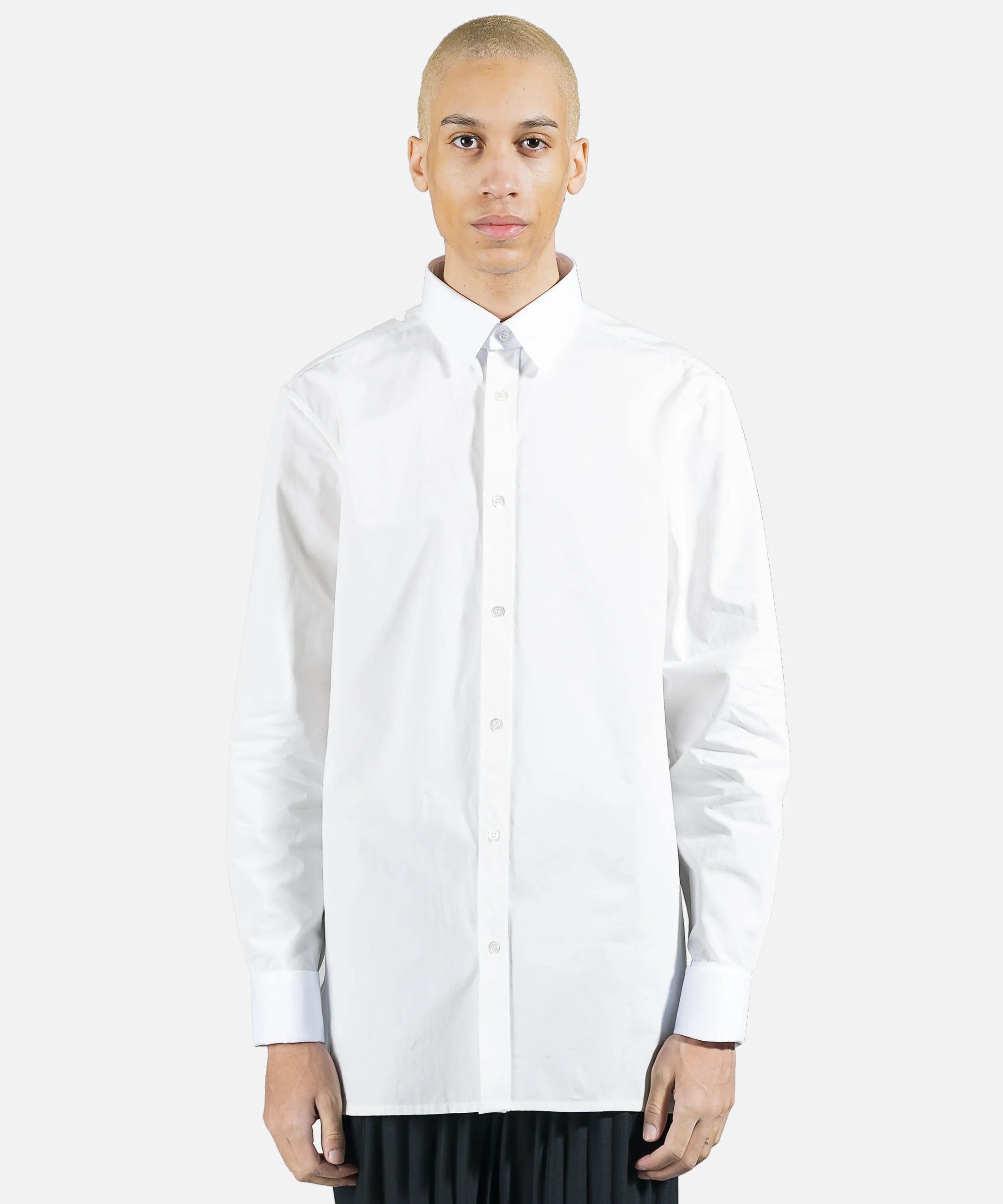 Maison Margiela Maison Margiela Shirt Long Sleeve VIntage F/W2002 White Size US L / EU 52-54 / 3 - 1 Thumbnail