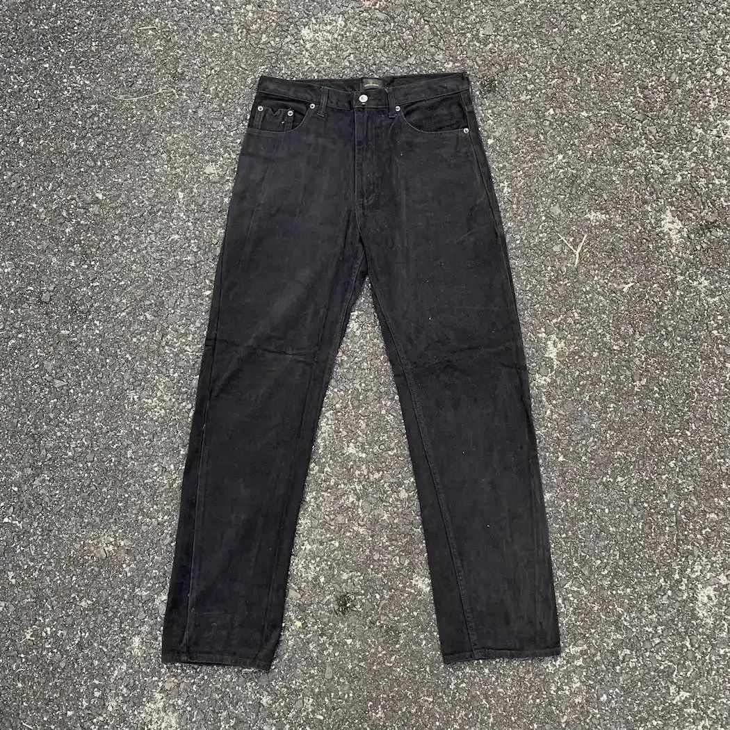Valentino SICKS 💥 Vintage Valentino Japan Jeans Black Pants W32 L32 Size US 32 / EU 48 - 3 Thumbnail