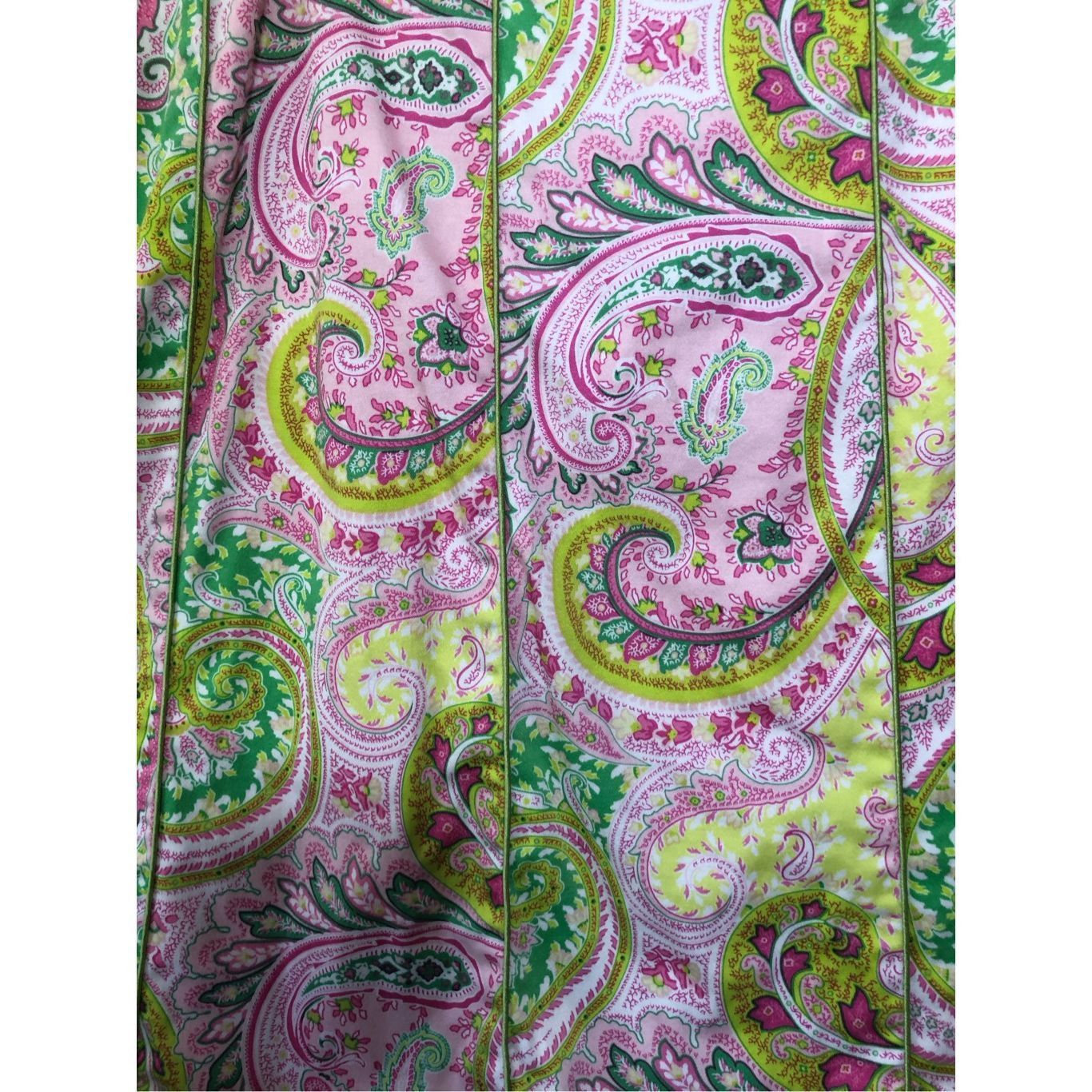 Other Chadwicks Women’s Pink and Green Paisley Knee Length Skirt S Size 38" / US 16 / IT 52 - 4 Thumbnail
