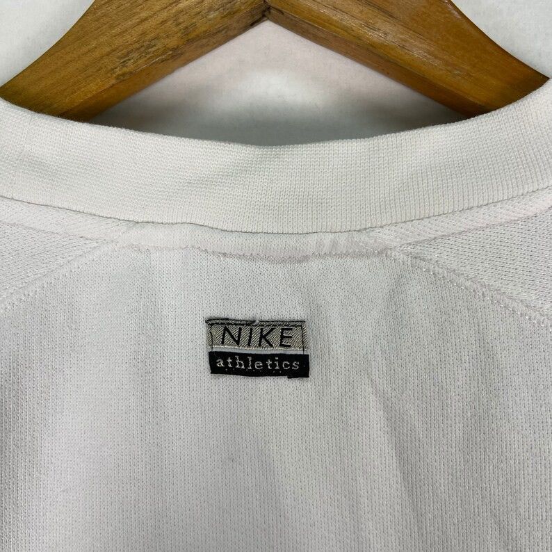 Nike × Vintage Vintage 90s NIKE Small Swoosh Crewneck Sweatshirt Size US M / EU 48-50 / 2 - 7 Thumbnail