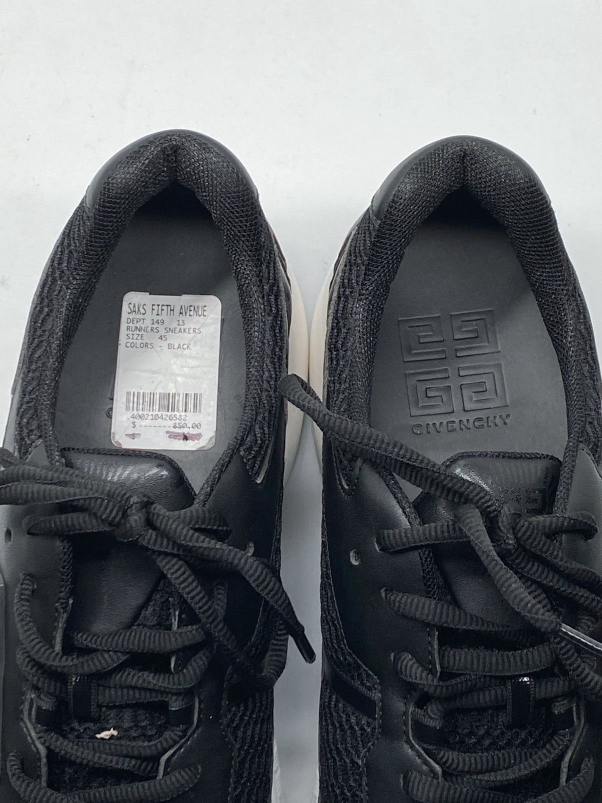 Givenchy Givenchy NFNTY-52 Low Top Sneaker size 45/us size 12 Size US 12 / EU 45 - 11 Thumbnail