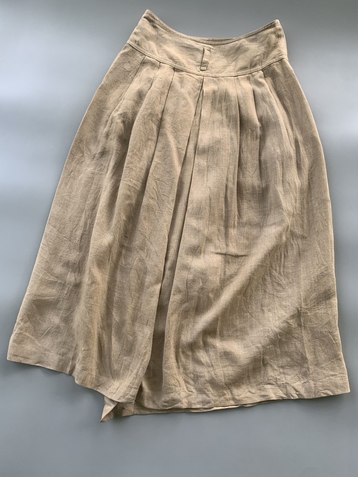 Issey Miyake VINTAGE 1984 ISSEY MIYAKE HEMP SKIRT Size 28" / US 6 / IT 42 - 12 Thumbnail