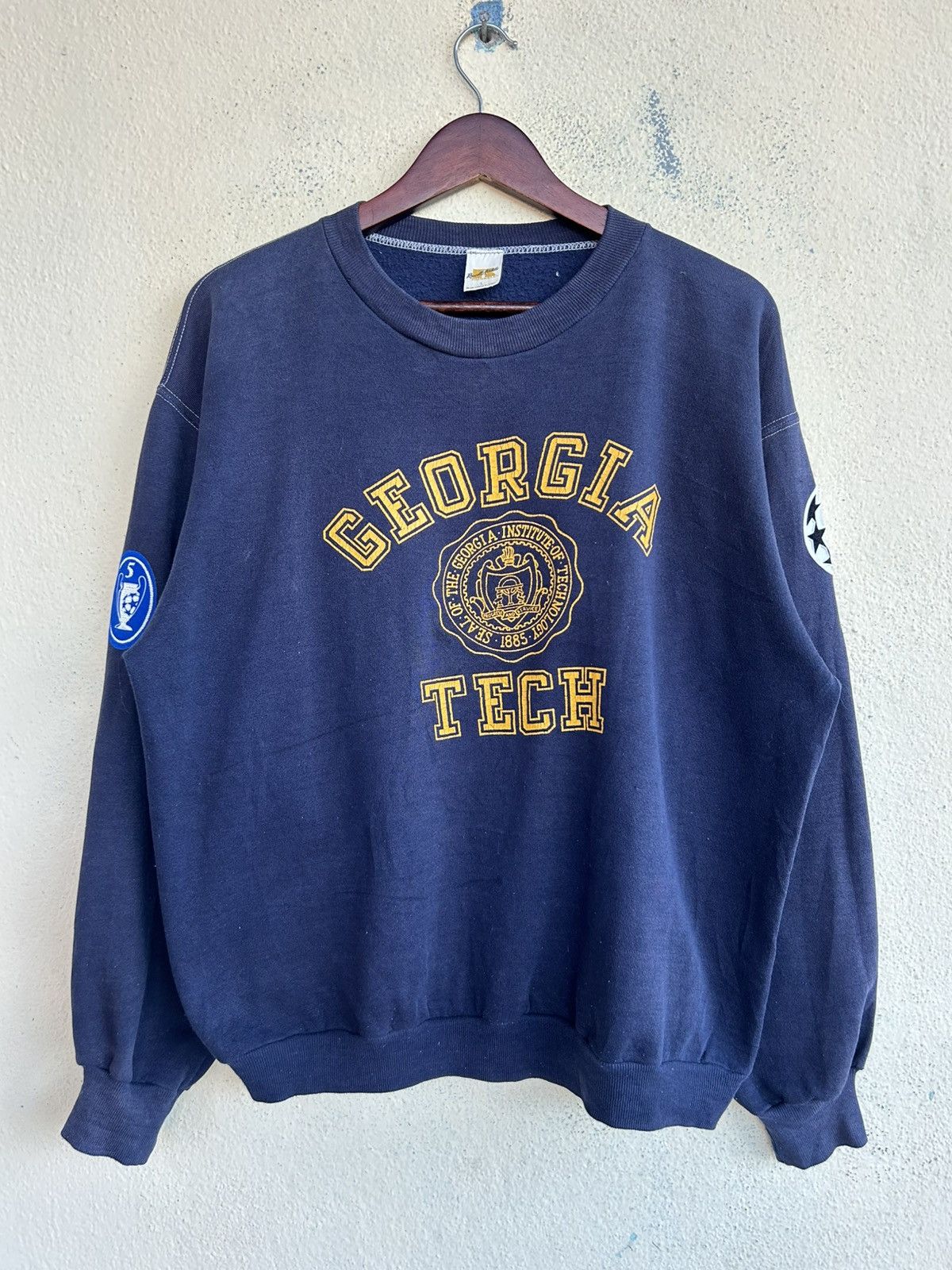 Russell Athletic Vintage The Georgia Institute Of Technology Soccer Size US L / EU 52-54 / 3 - 1 Thumbnail