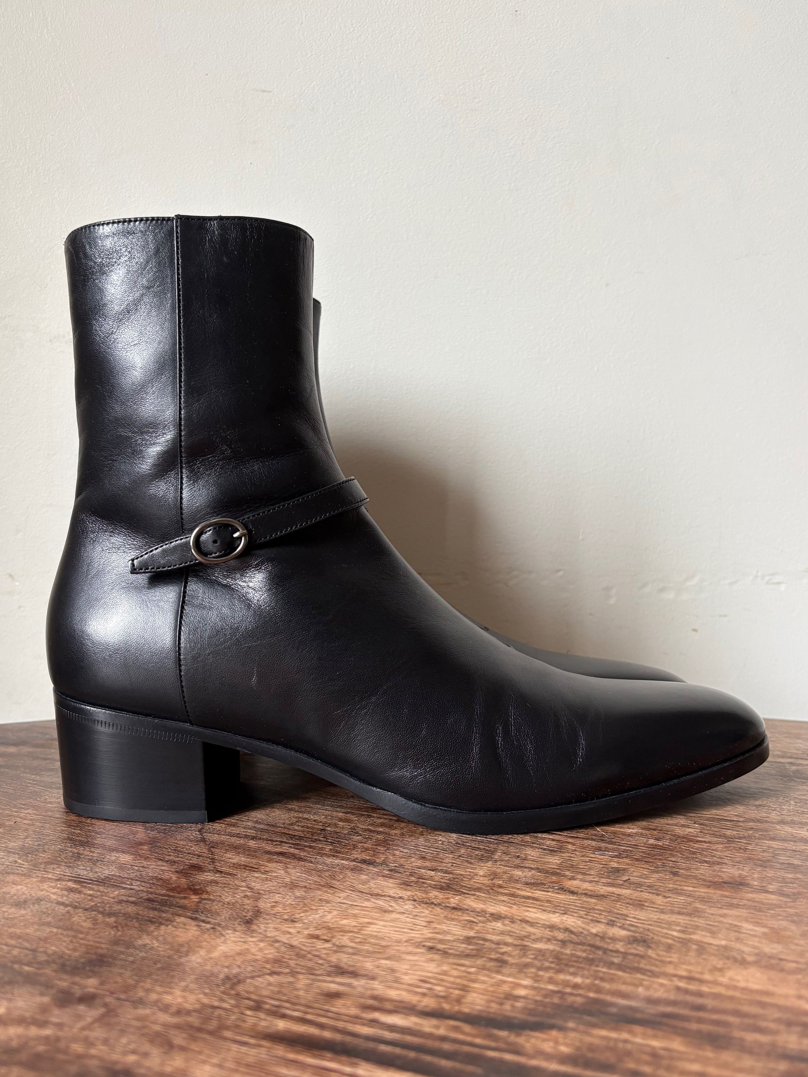 Saint Laurent Vlad 50mm zipped ankle boots