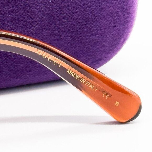 Gucci NEW GUCCI EYEGLASSES GG1597O 003 BROWN WOMEN GUCCI Size ONE SIZE - 8 Thumbnail
