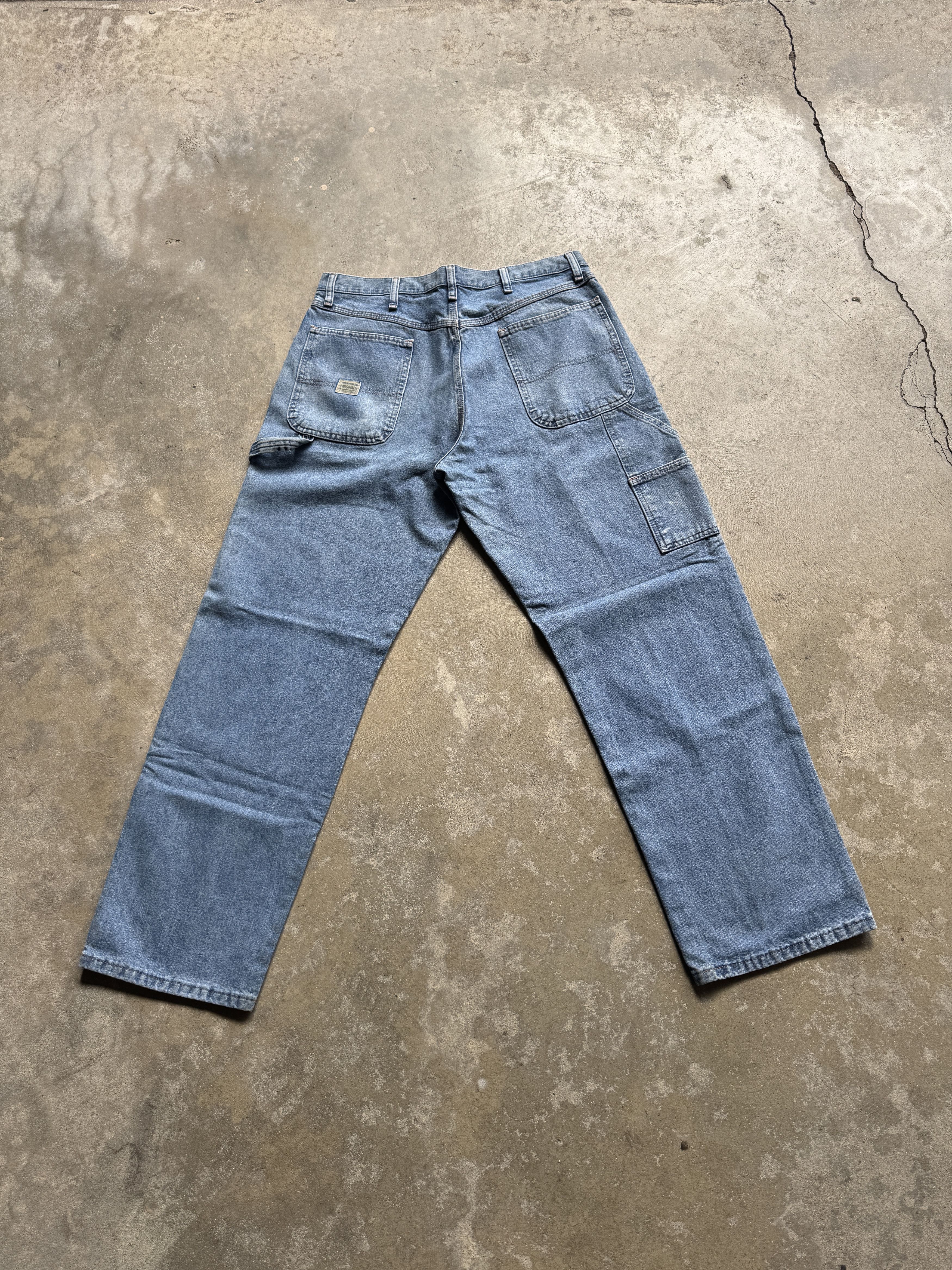 Wrangler Wrangler Carpenter Jeans - Denim Workwear Pant Size US 34 / EU 50 - 2 Thumbnail