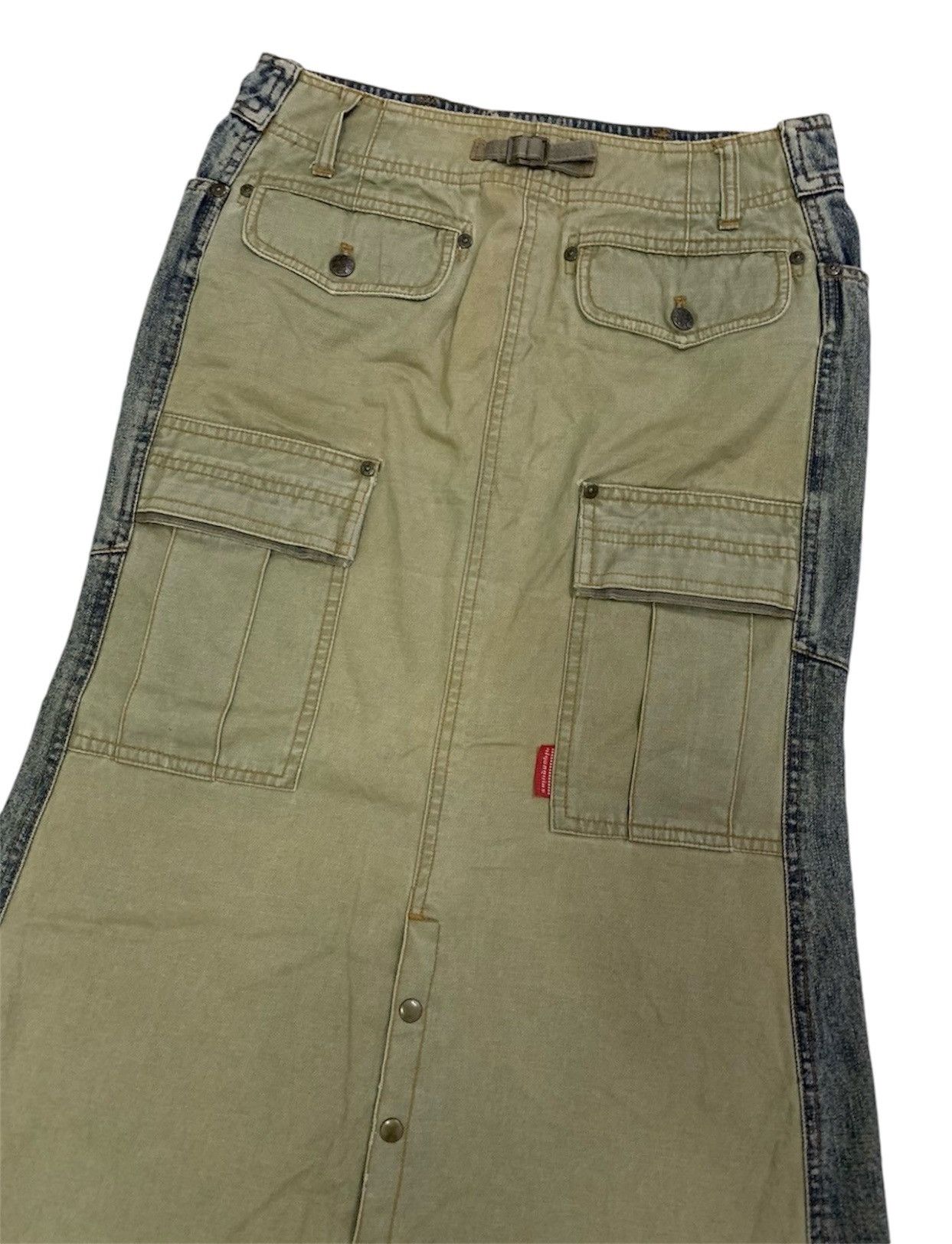 Hysteric Glamour Vintage Algonquins Cargo Skirt Denim Size 28" / US 6 / IT 42 - 1 Thumbnail
