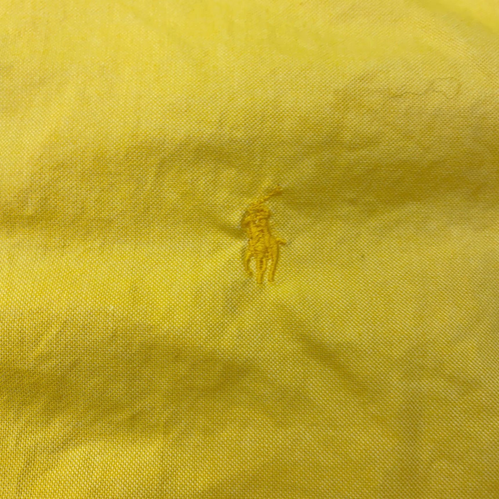 Ralph Lauren VTG Ralph Lauren Golf Tilden Shirt Mens XL Yellow Button-Down Collar Polo Shirt 90s Vintage Cotton Short Sleeve Shirt Size US XL / EU 56 / 4 - 2 Thumbnail