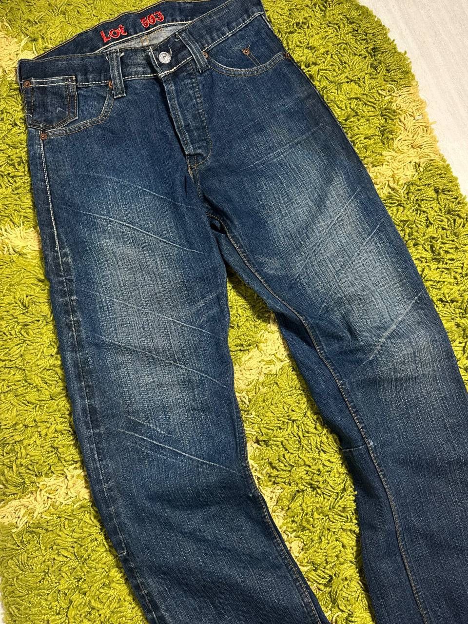 Levi's Retro 90s Levi Strauss 523 Buckle Back Denim Jeans 28x32 Size US 28 / EU 44 - 7 Thumbnail