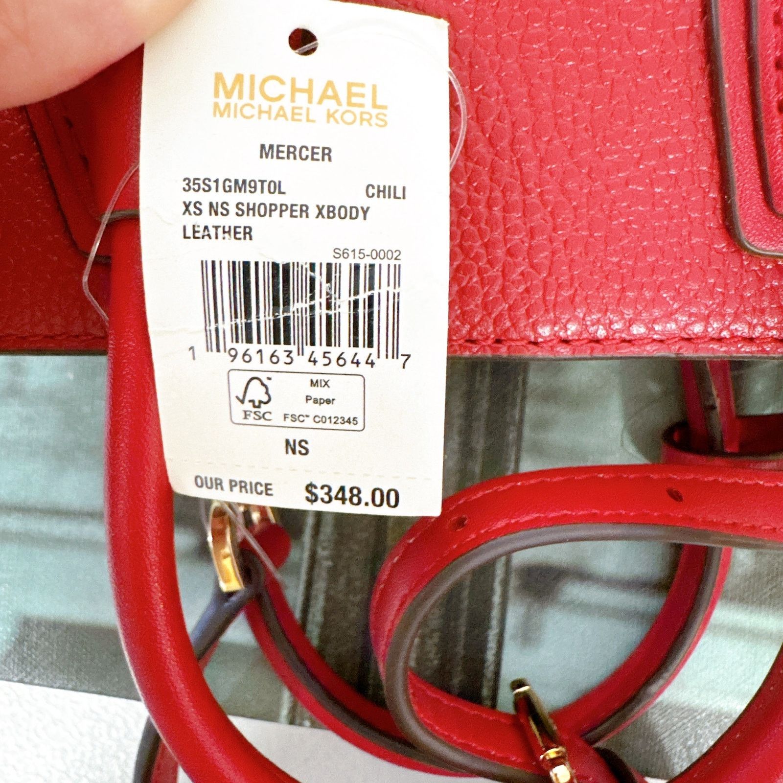 Michael Kors Michael Kors 35S1GM9T0L Mercer Extra-Small Pebbled Crossbody Size ONE SIZE - 7 Thumbnail