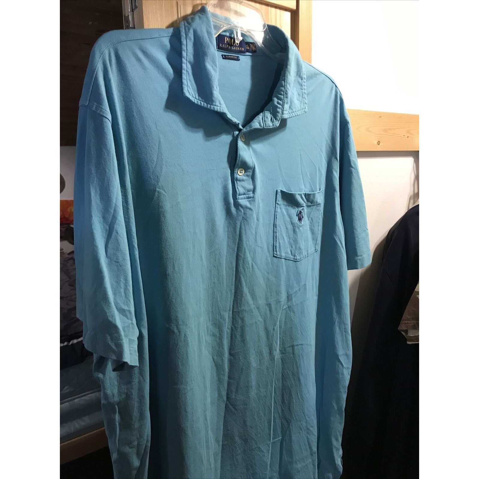 Polo Ralph Lauren Ralph Lauren Polo Men XL Blue Classic 1/4 Button Cotton Polo Size US XL / EU 56 / 4 - 6 Thumbnail