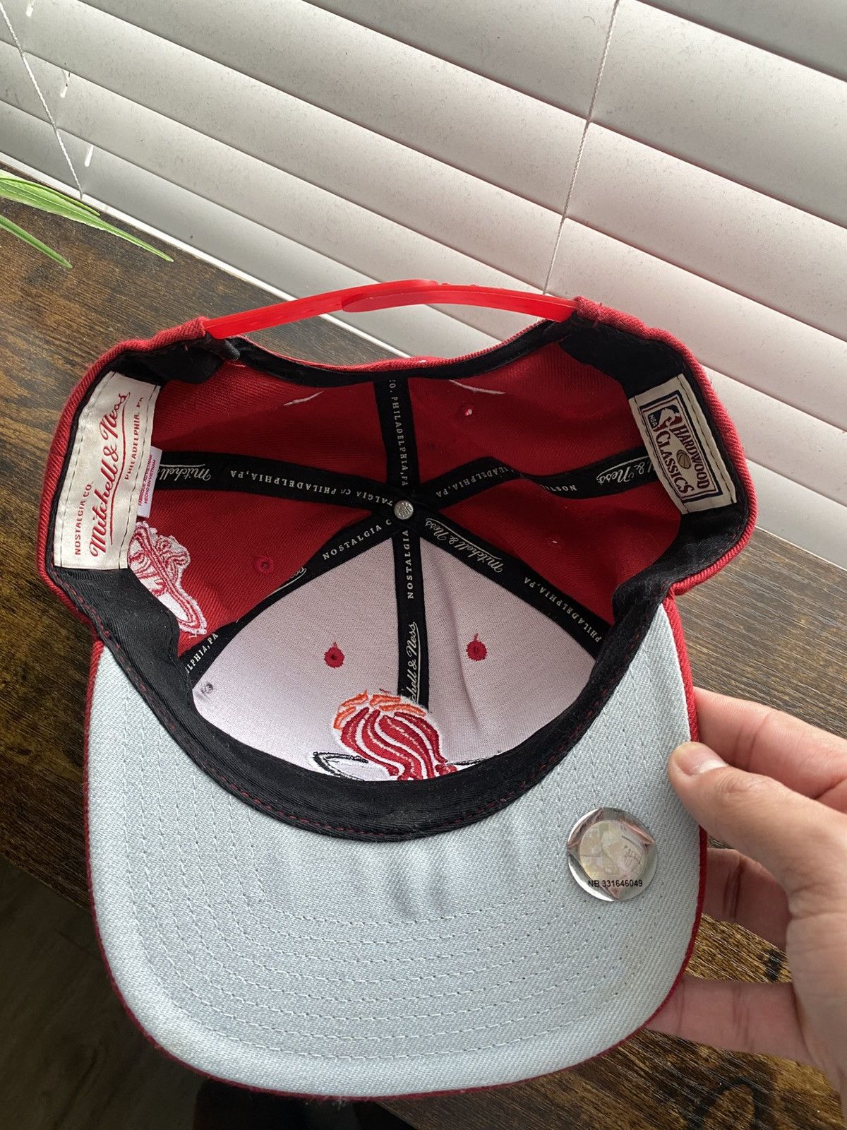 Mitchell & Ness Miami Heat Mitchell & Ness Snapback Hat Size ONE SIZE - 6 Thumbnail