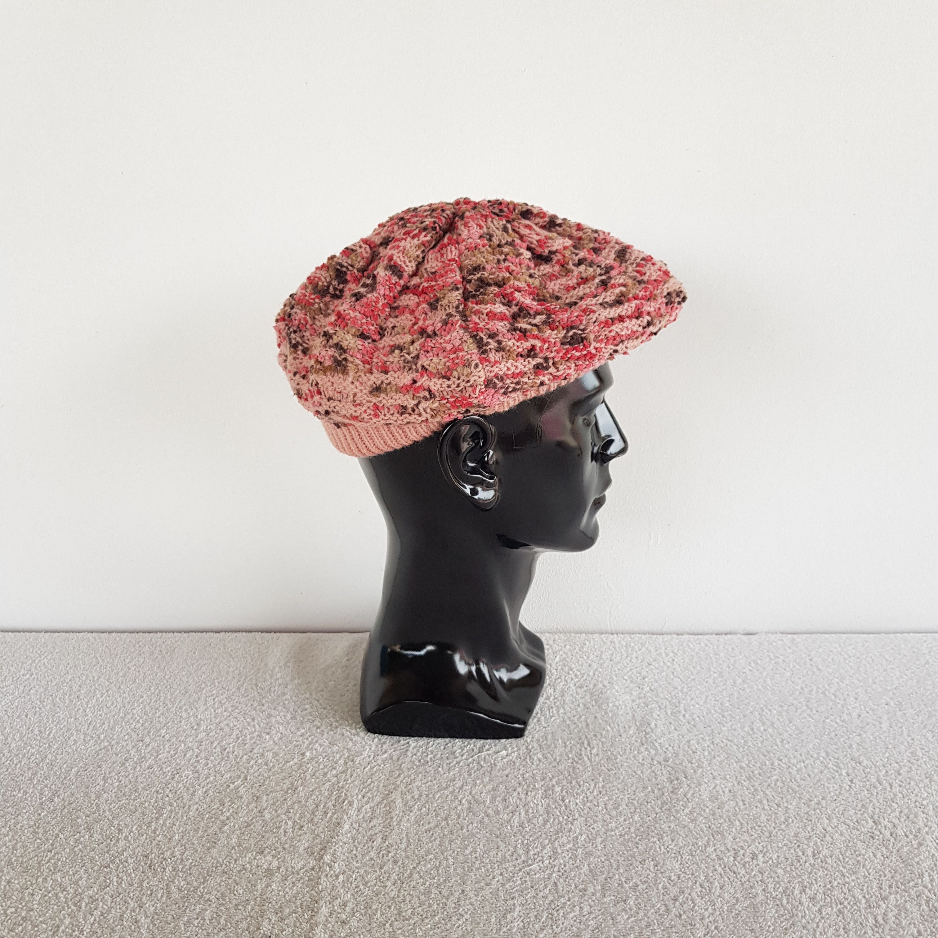 Japanese Brand Vintage Unknown Crochet Knit Barrett Beanie Snow Caps Hats Size ONE SIZE - 3 Thumbnail