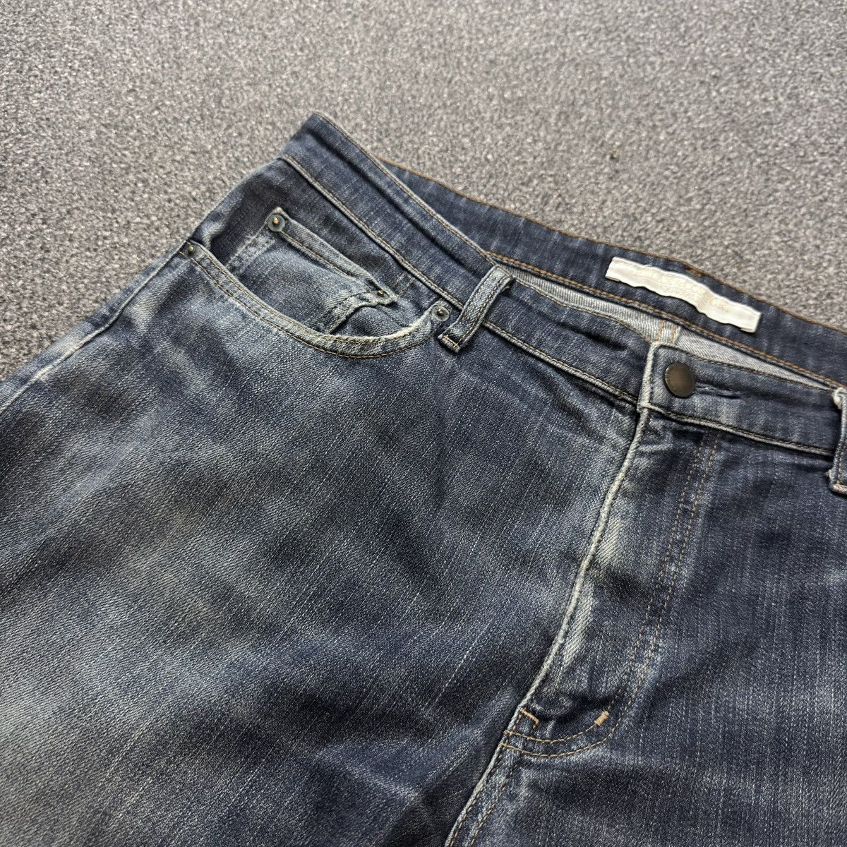 Jun Takahashi Vintage Archive Japanese Denim Uniqlo Natural Fit Wideleg Size US 36 / EU 52 - 11 Thumbnail