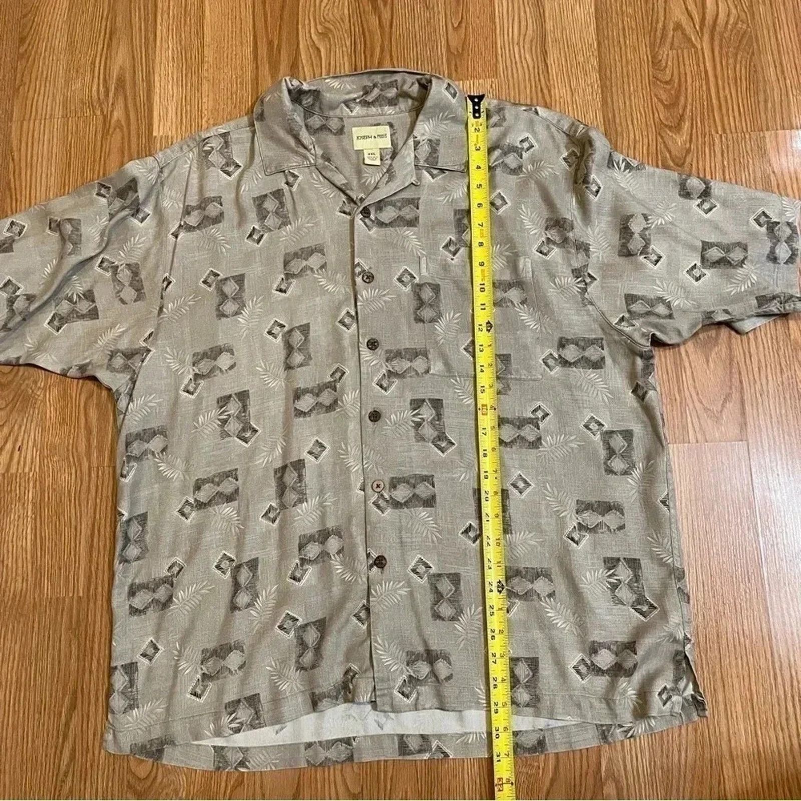 Joseph & Feiss Joseph & Feiss Hawaiian Short Sleeve Silk Shirt Size XXL Size US XXL / EU 58 / 5 - 6 Thumbnail