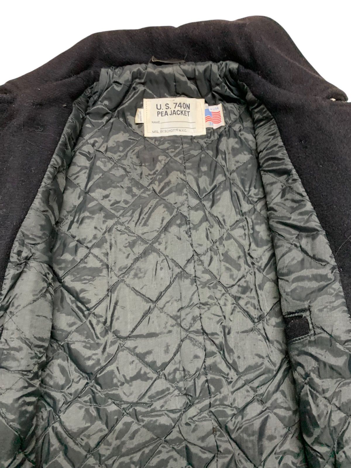 Schott SCHOTT NYC US J40N PEA JACKET Size US M / EU 48-50 / 2 - 15 Thumbnail
