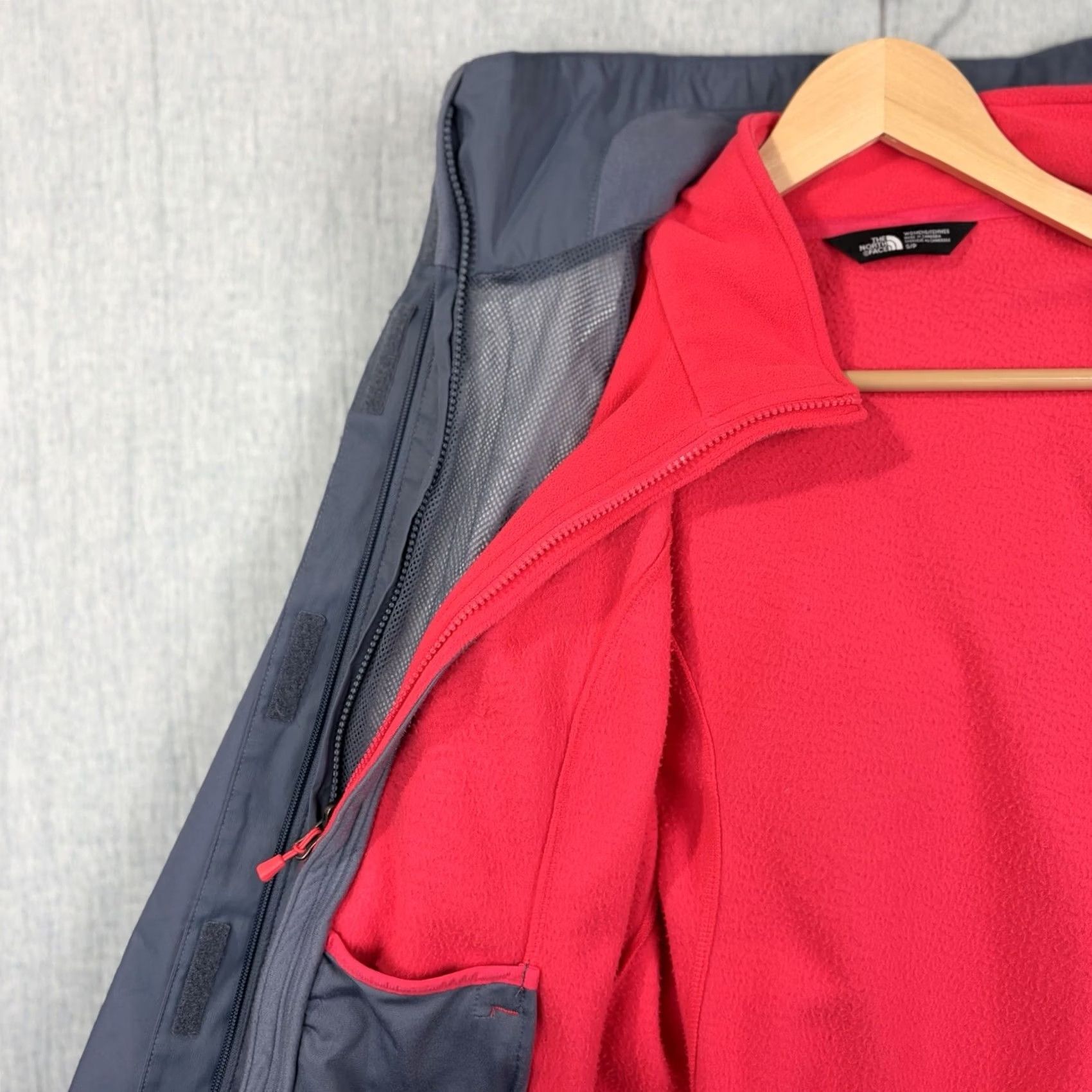 The North Face The North Face Women’s Dry Vent 3-in-1 Jacket Hoodie Gray Pink Ski Snowboarding Womens S Size S / US 4 / IT 40 - 6 Thumbnail