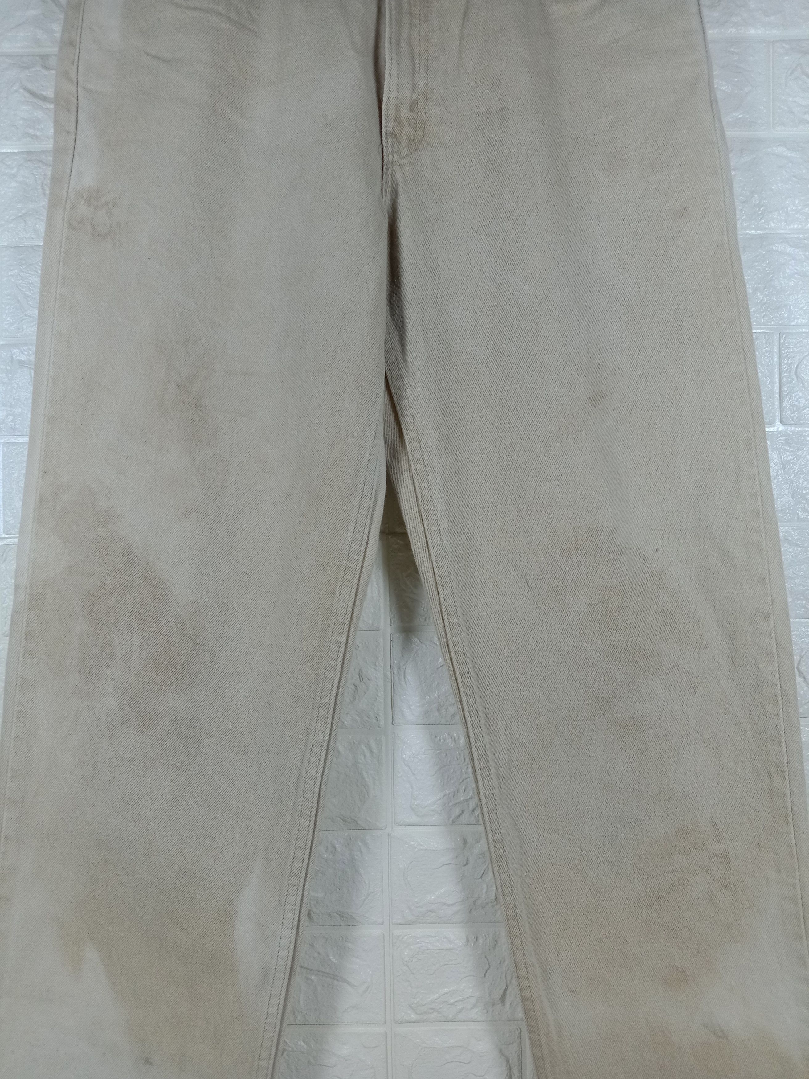 Levi's Vintage 90s Levi's 550 Jeans Faded Khaki Denim Size US 34 / EU 50 - 3 Thumbnail