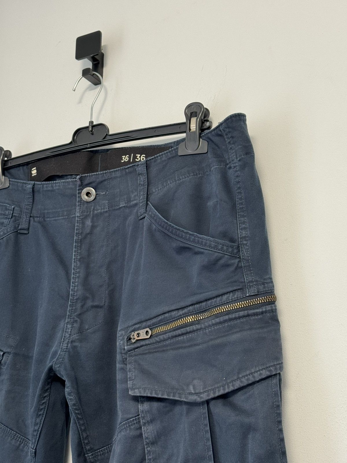 G-Star G-Star RAW Rovic 3D Straight Tapered Cargo Pants Distressed Size US 36 / EU 52 - 11 Thumbnail