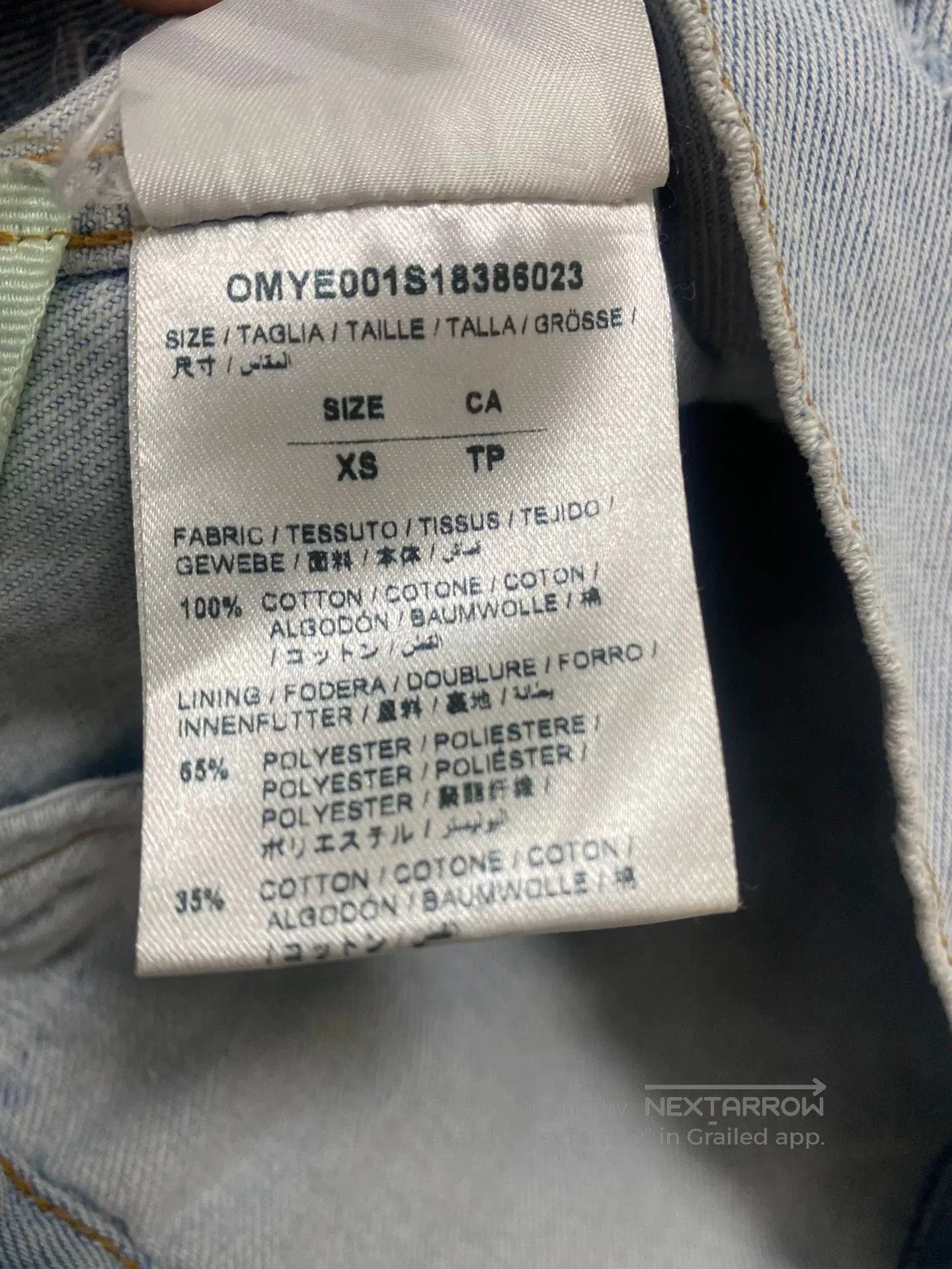 Off-White Off. Size US XS / EU 42 / 0 - 8 Thumbnail