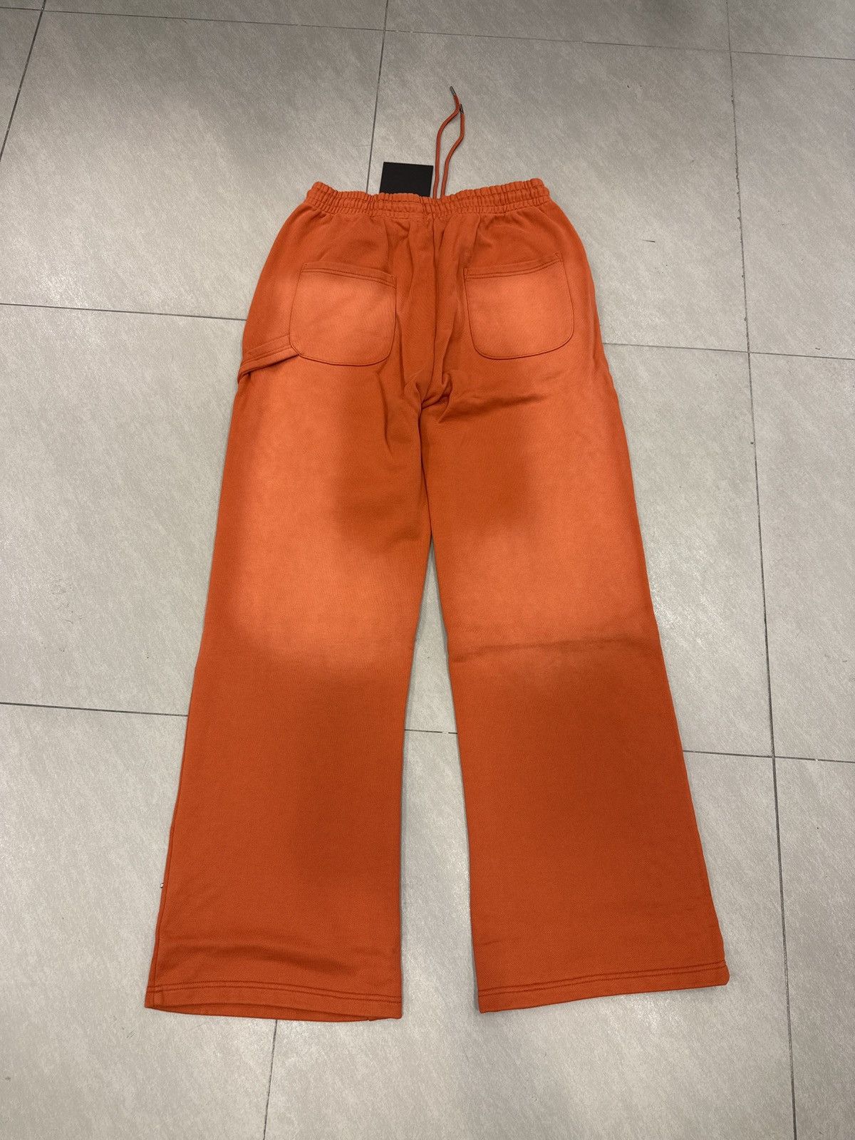 Happy Memories Don’t Die Orange Studded Sweatpants Large