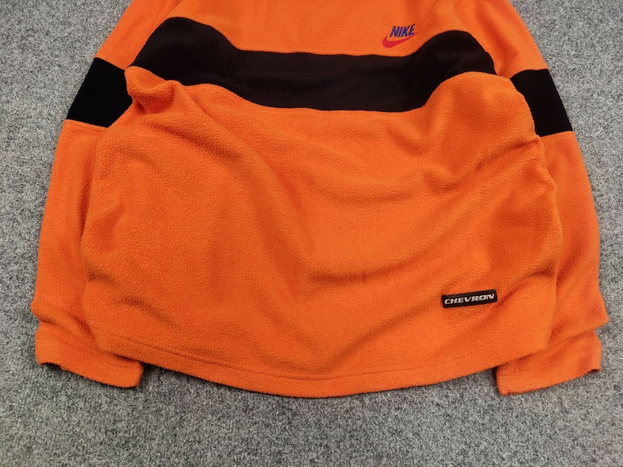 Nike Rare Vintage 80's Nike Logo Premier Orange Pullover Fleece Size US L / EU 52-54 / 3 - 10 Thumbnail
