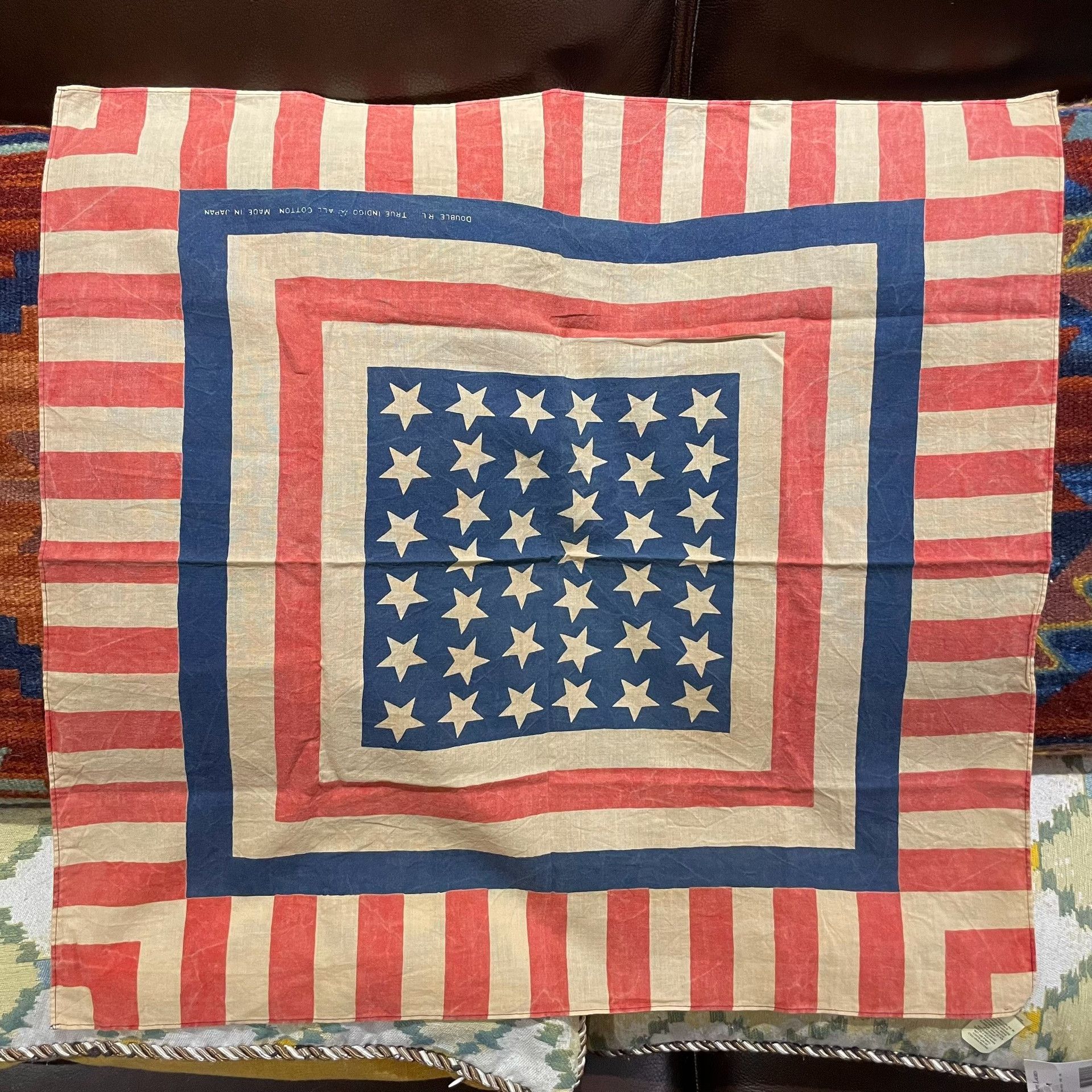 RRL Ralph Lauren RRL Ralph Lauren Double RL Bandana Size ONE SIZE - 1 Preview