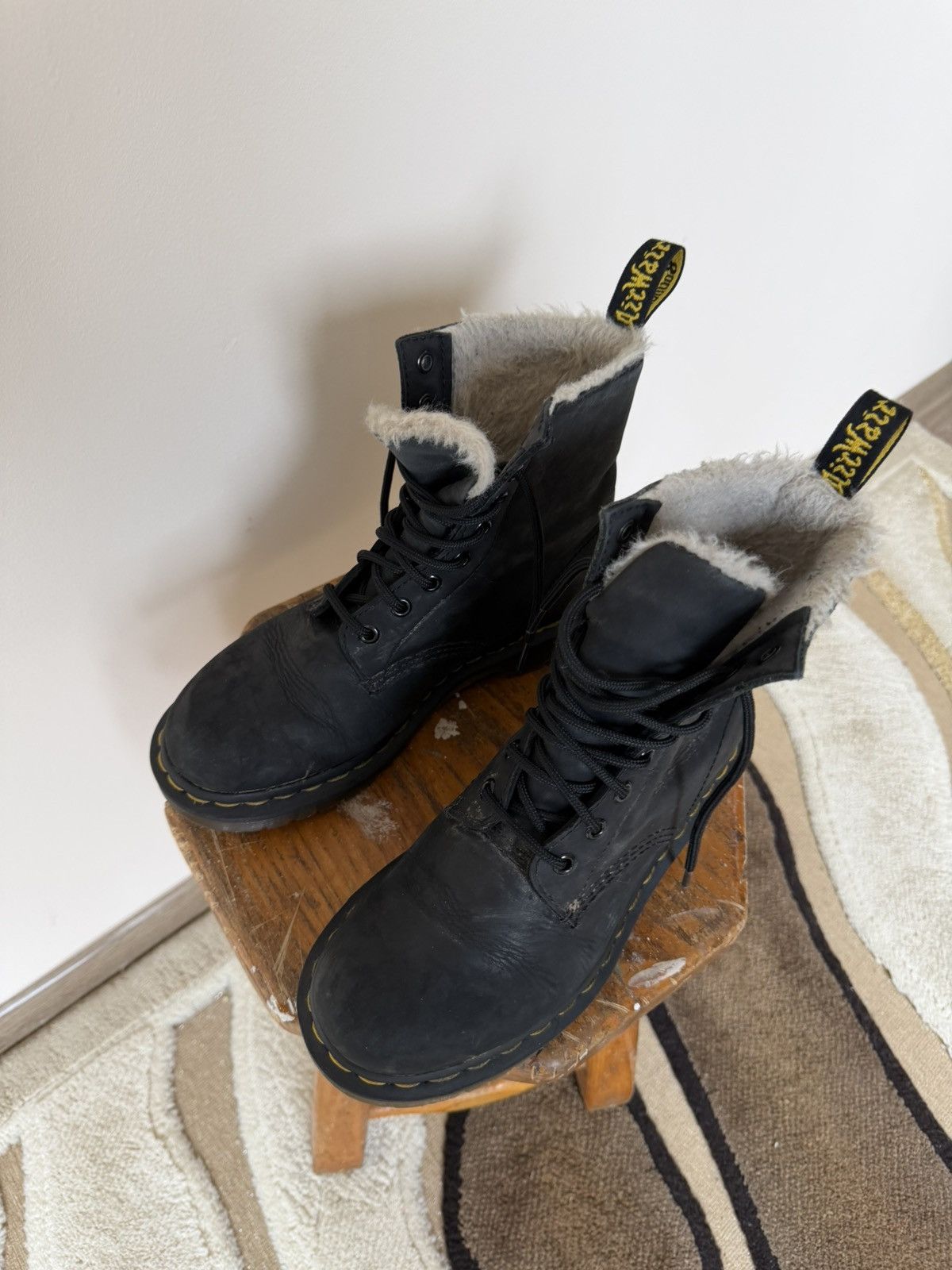 Dr. Martens D.r Martens Black Leather Luxury Y2K Boots Size US 6 / IT 36 - 5 Thumbnail