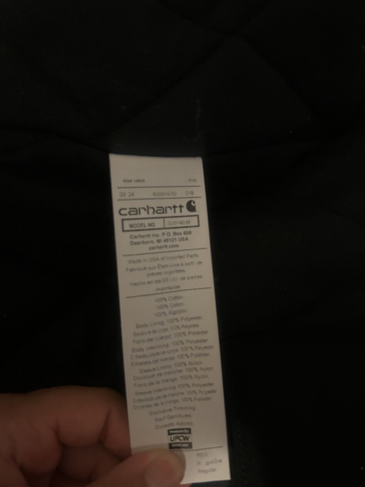 Carhartt black carhartt jacket Size US M / EU 48-50 / 2 - 1 Thumbnail