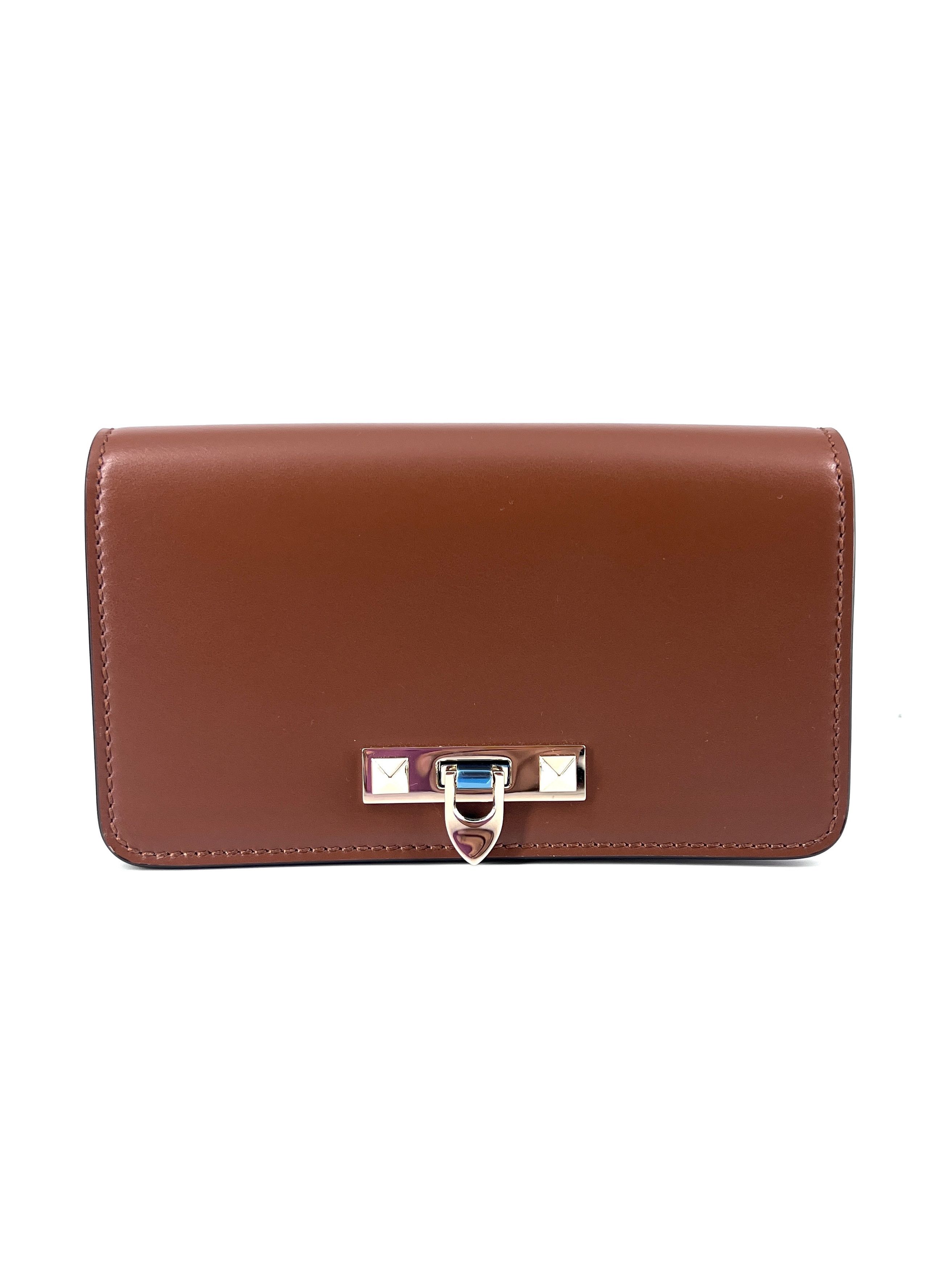 Valentino Valentino Garavani Rockstud Flip Lock Flap Leather Size ONE SIZE - 1 Thumbnail