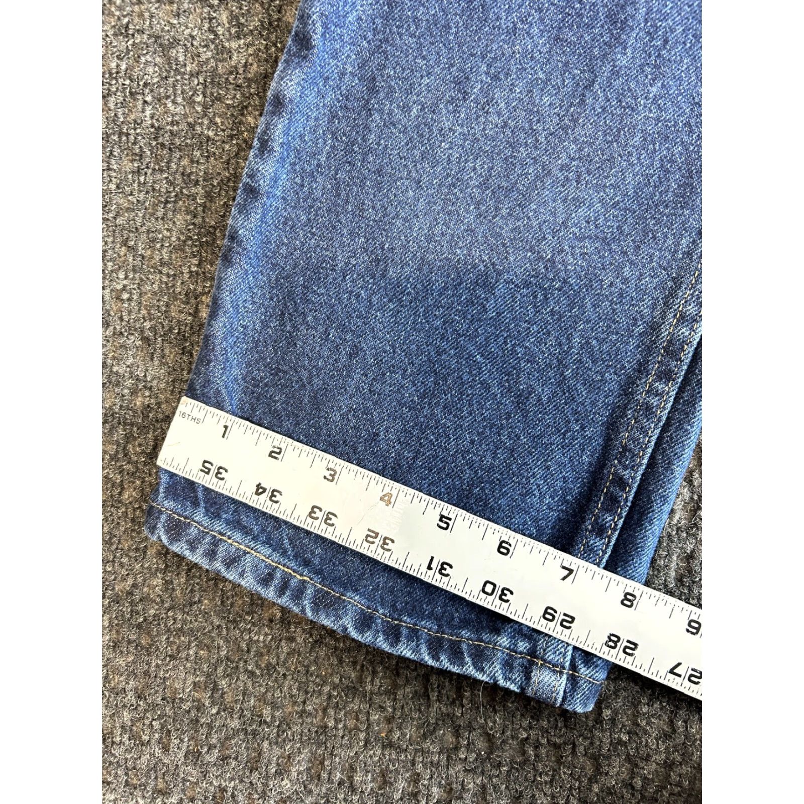 Wrangler VINTAGE Wrangler Jeans Regular Fit 30 x 30 96501MR Rodeo Cowboy Western Blue Men's Jeans Regular 30in Inseam 5-Pocket Distressed Denim Cowboy N/A Logo Size US 30 / EU 46 - 7 Thumbnail