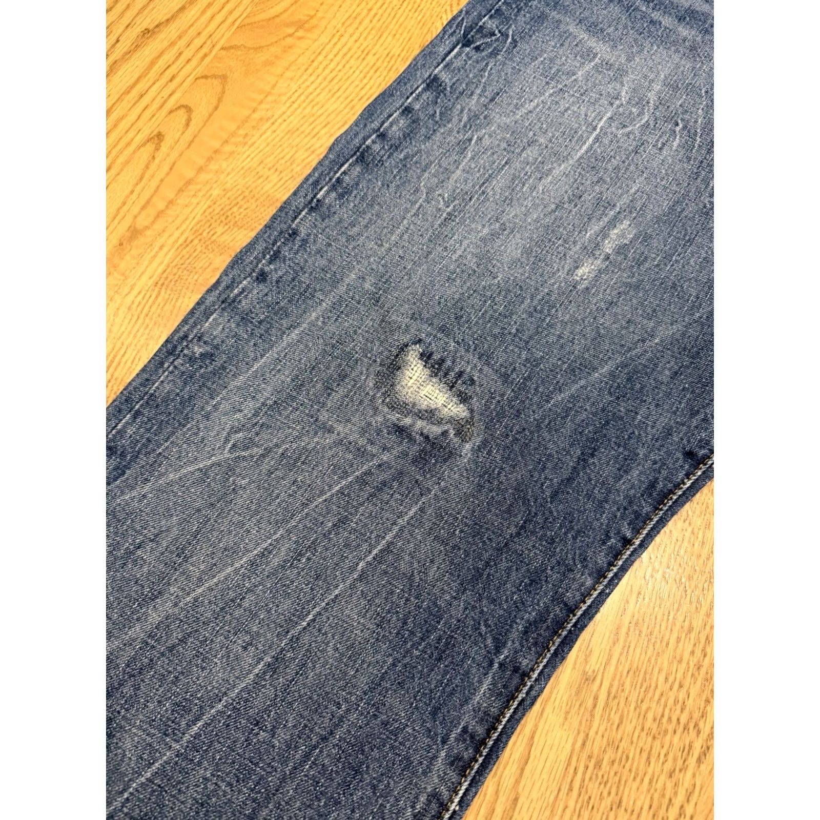 Polo Ralph Lauren Polo Ralph Lauren Jeans Men Distressed Classic Fit 5-Pocket Denim Straight Blue 38x30 Regular Inseam 30 Logo Vintage Style Size US M / EU 48-50 / 2 - 7 Thumbnail