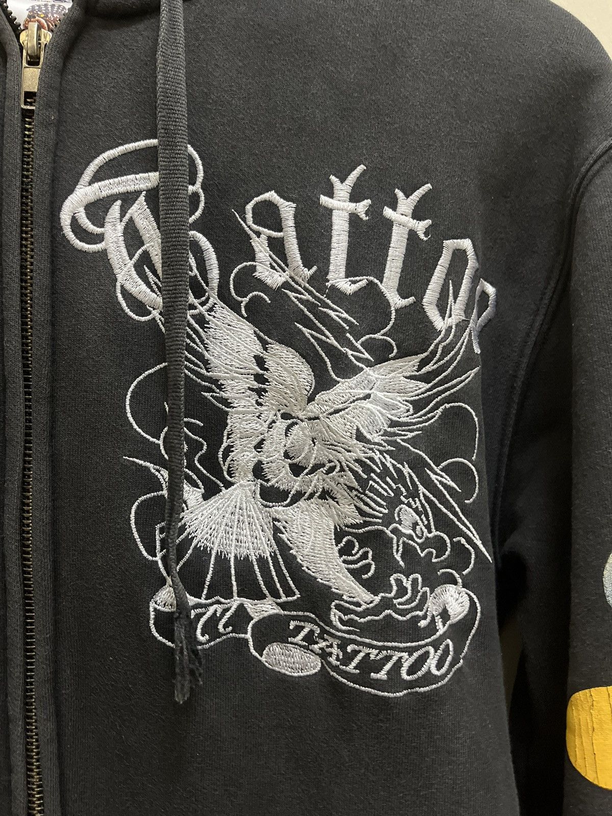 Ed Hardy Iconic Ed Hardy Embroidered Tatoo Los Angeles Hoodie Size US L / EU 52-54 / 3 - 12 Thumbnail