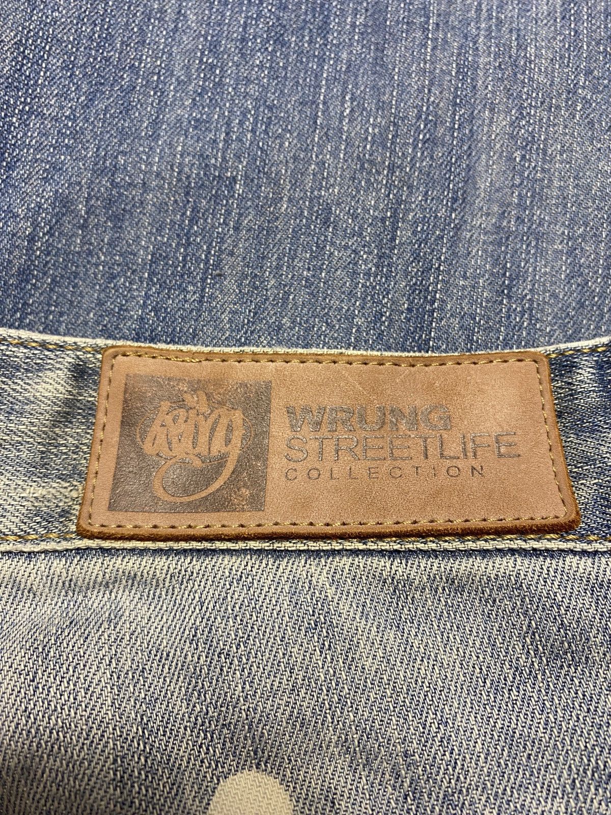 Rap Tees Wrung denim jeans baggy rap hiphop oldschool vintage y2k Size US 34 / EU 50 - 8 Thumbnail