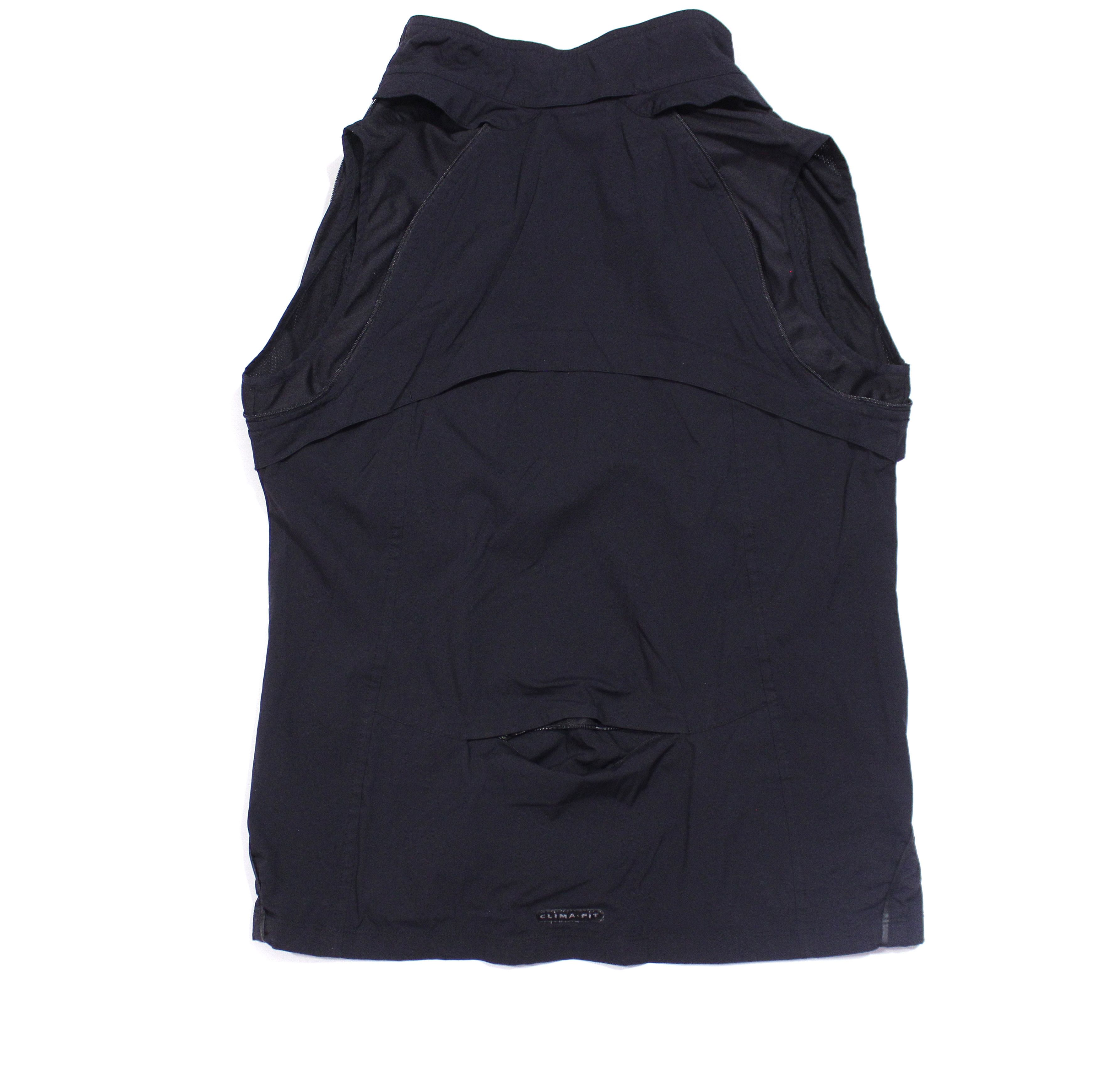 Nike 90S Swoosh Logo Nylon Sidezip Tech Vest Size S / US 4 / IT 40 - 2 Thumbnail
