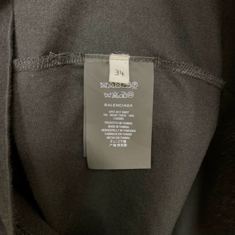 Balenciaga Balenciaga size 34 Black T-shirt Size US XS / EU 42 / 0 - 7 Thumbnail