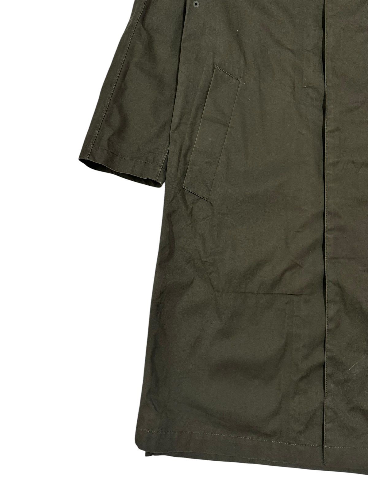 Japanese Brand × Lemaire × Uniqlo Uniqlo Lemaire Wax Cotton Longjacket Raincoat Size US S / EU 44-46 / 1 - 10 Thumbnail