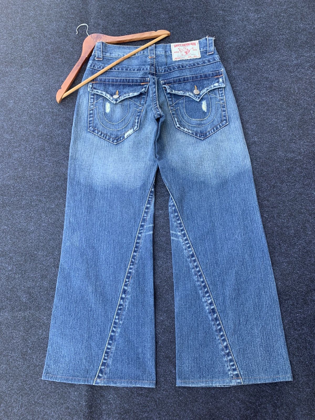 True Religion Vintage True Religion Made in USA Flare Jeans Size US 31 - 2 Thumbnail